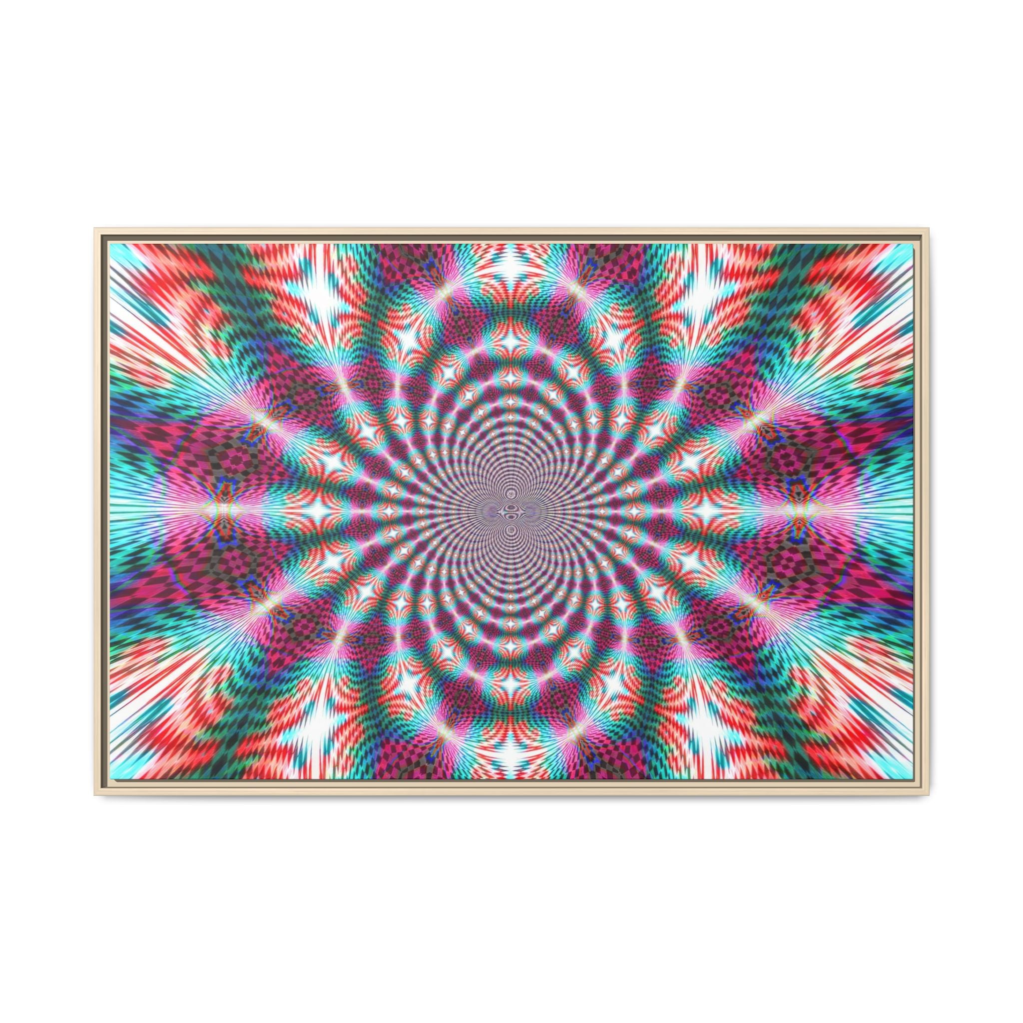 Framed Canvas Art — "QOV"