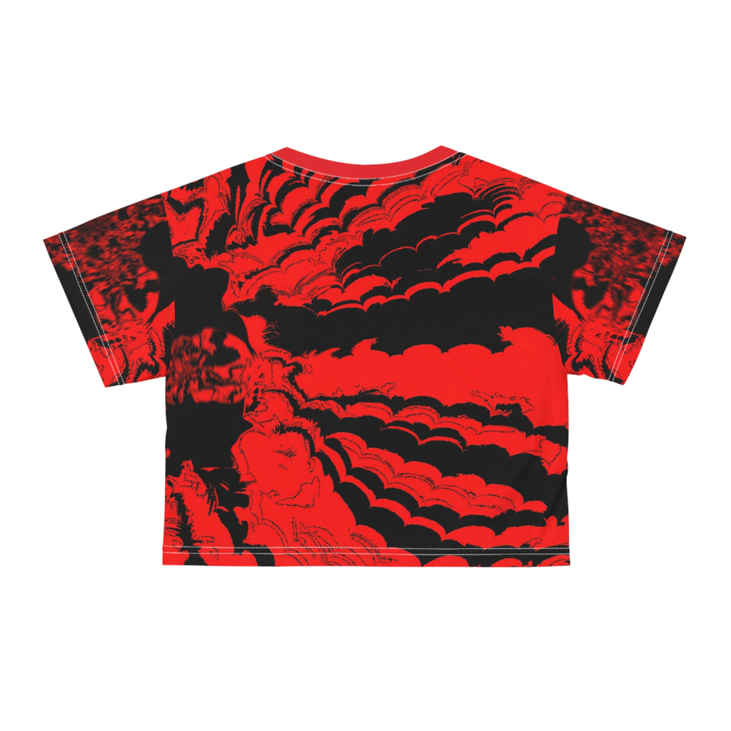 Crop Tee "Subcranial" (AOP)