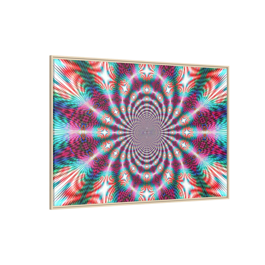 Framed Canvas Art — "QOV"