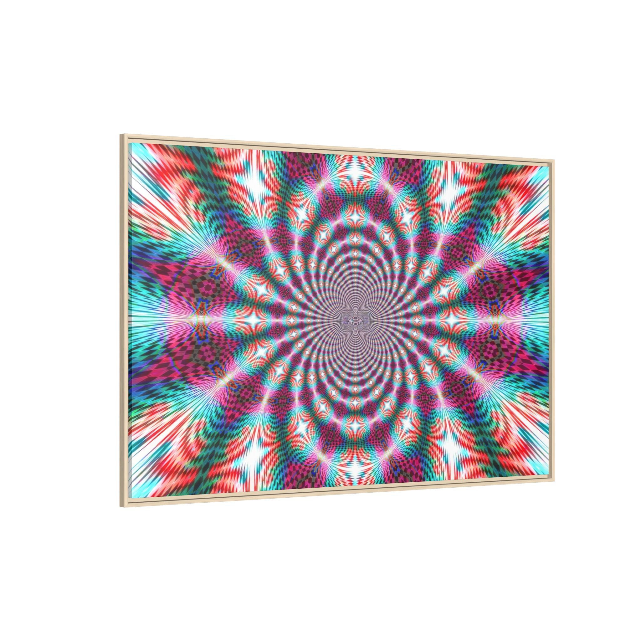 Framed Canvas Art — "QOV"
