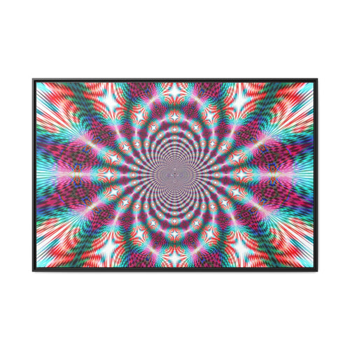 Framed Canvas Art — "QOV"