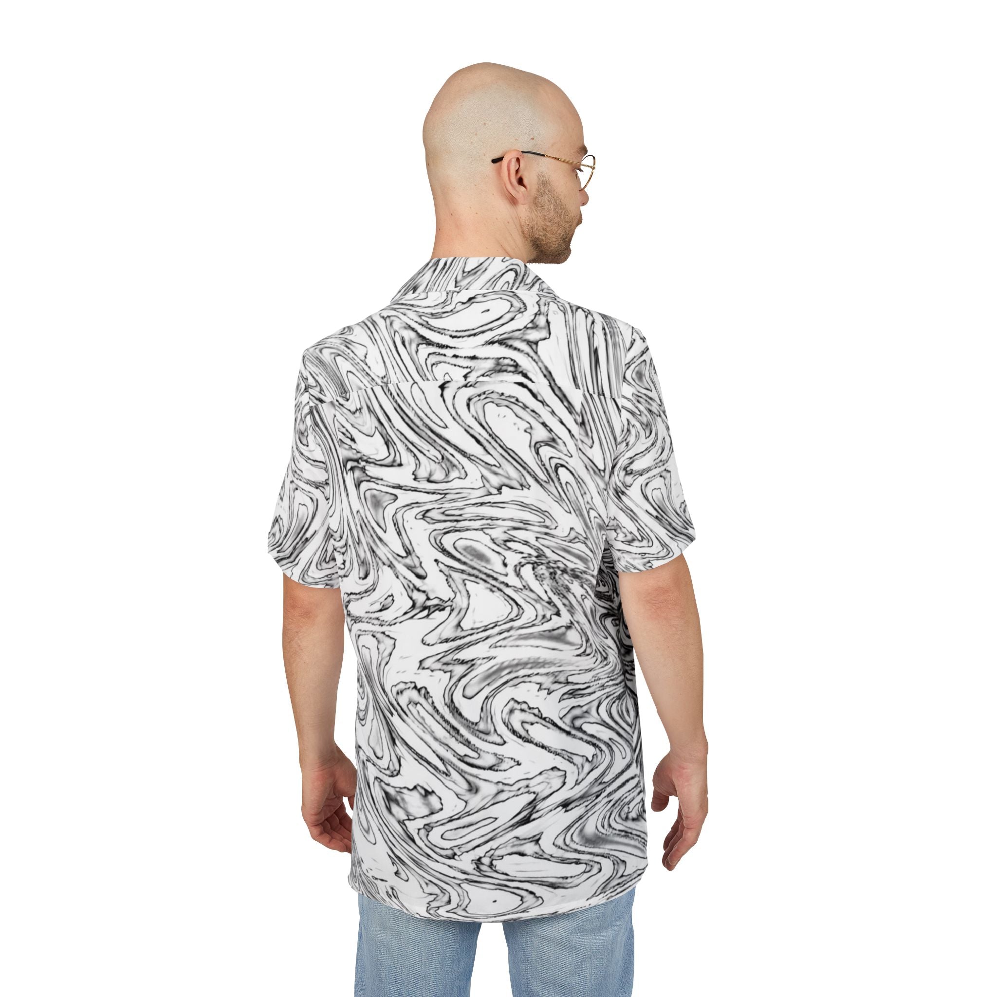 Hawaiian Shirt — Hoops BW