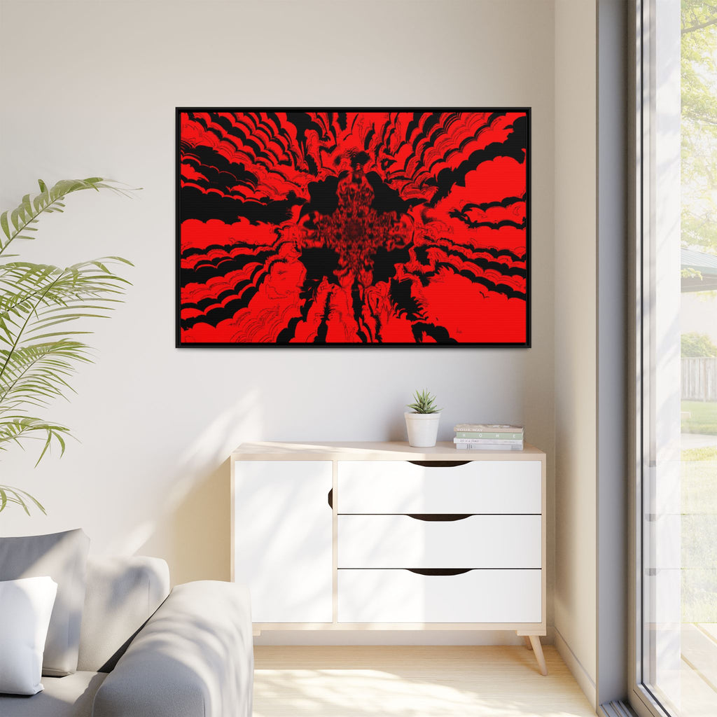 Framed Canvas Art — "Subcranial"