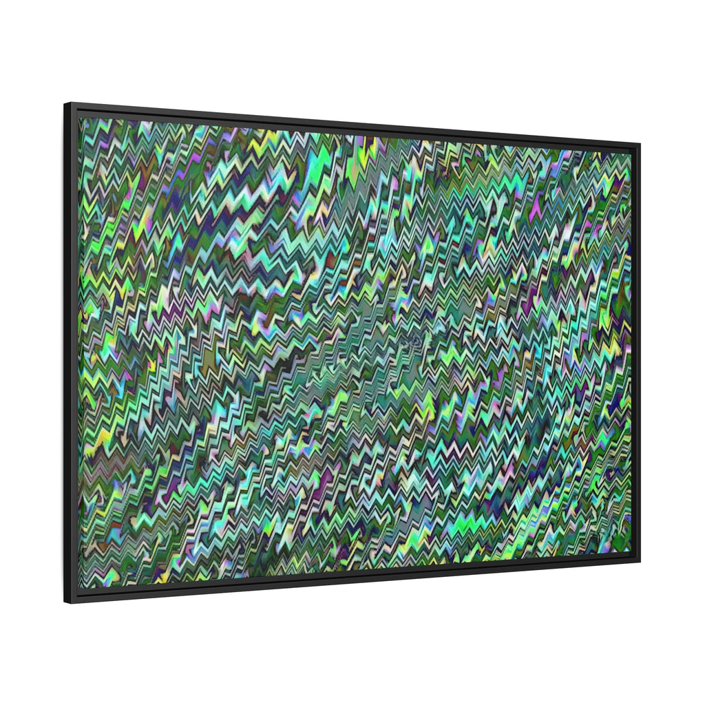 Framed Canvas Art — "GR Jagged"