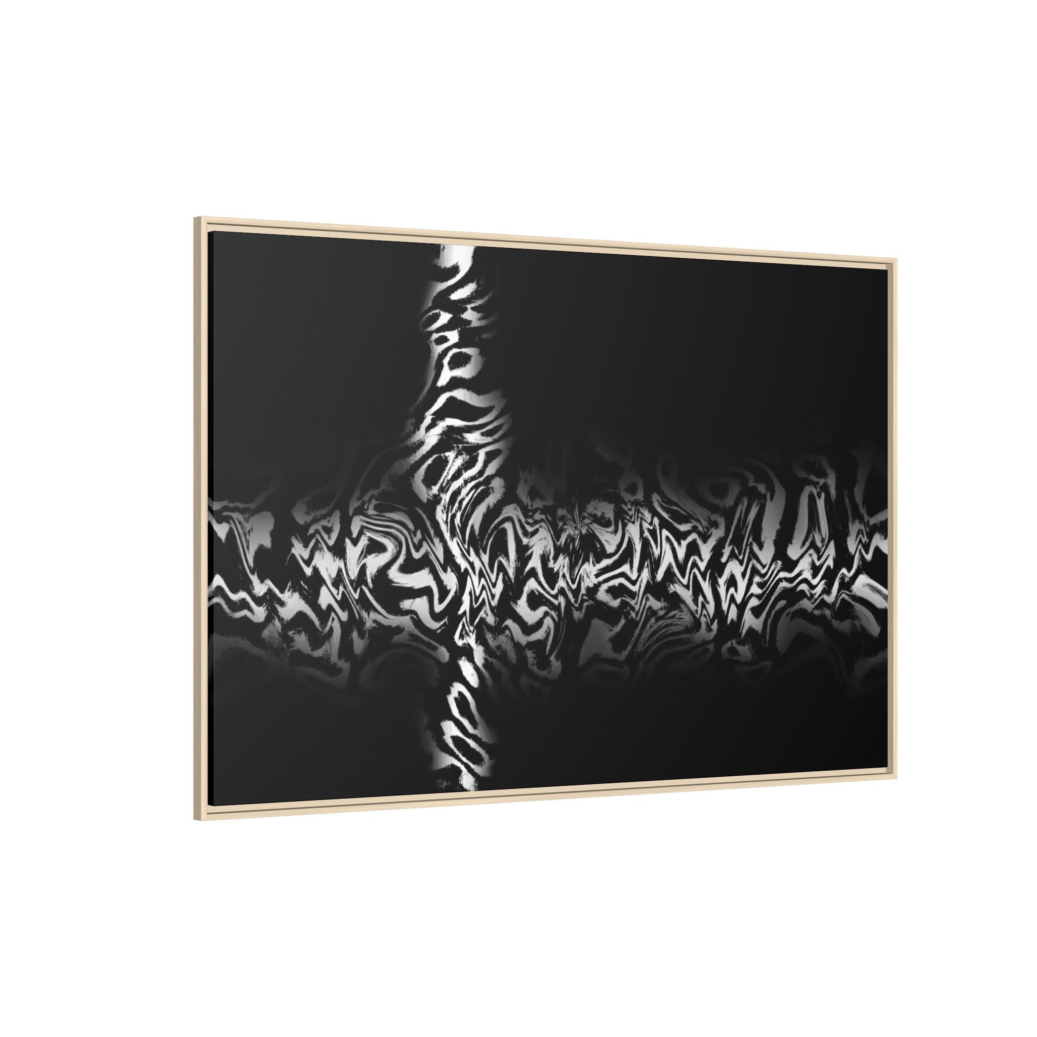 Framed Canvas Art — "Plasma"