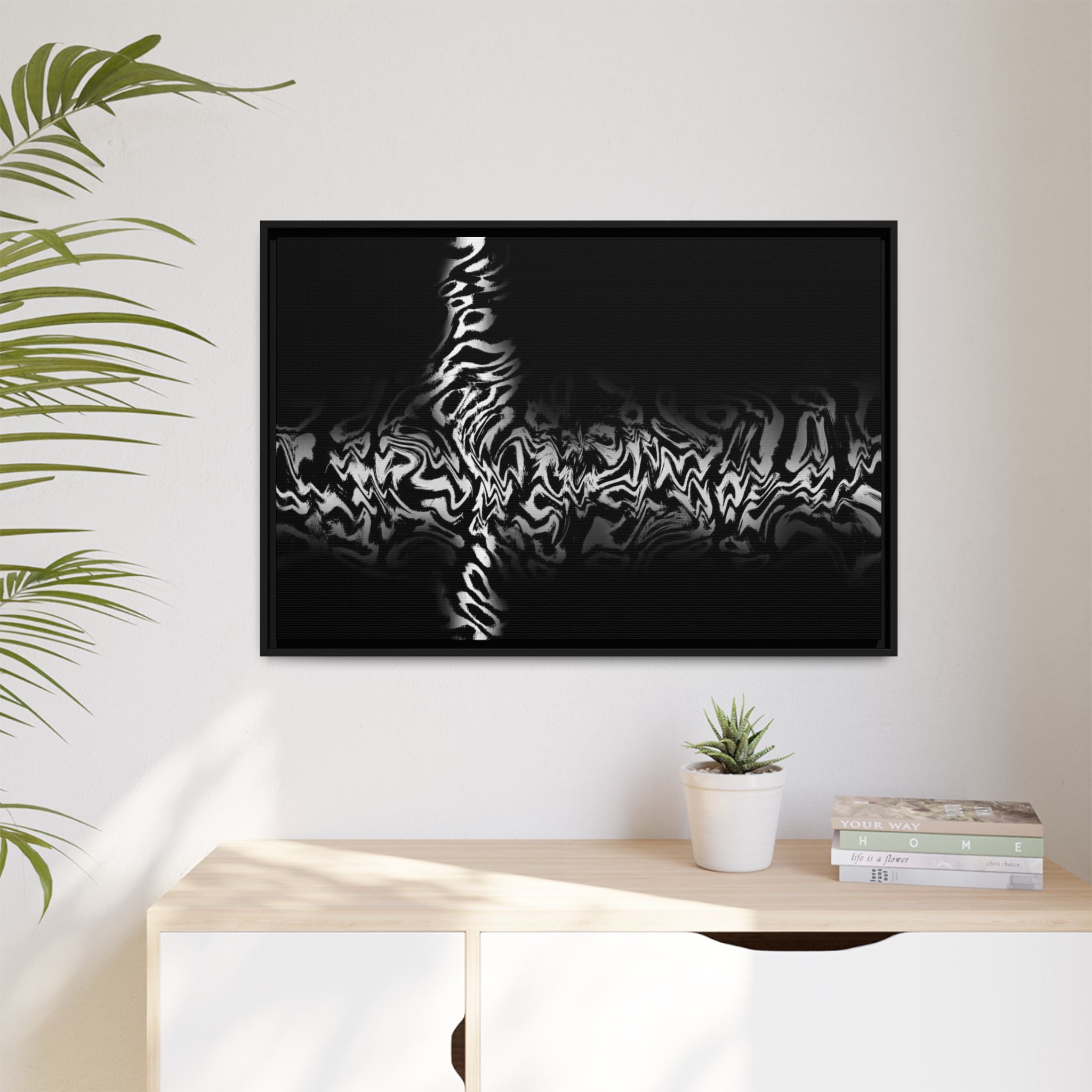 Framed Canvas Art — "Plasma"