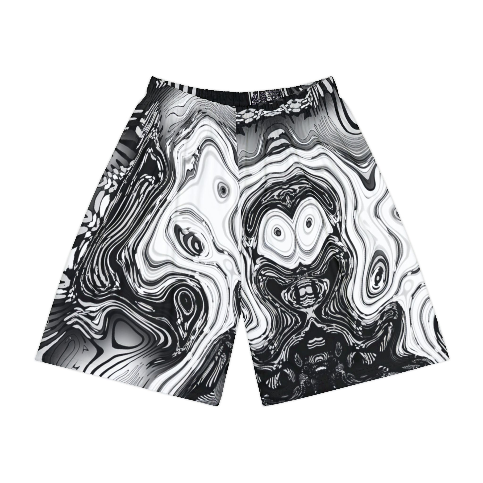 Men’s Sports Shorts - Spirit Black and White
