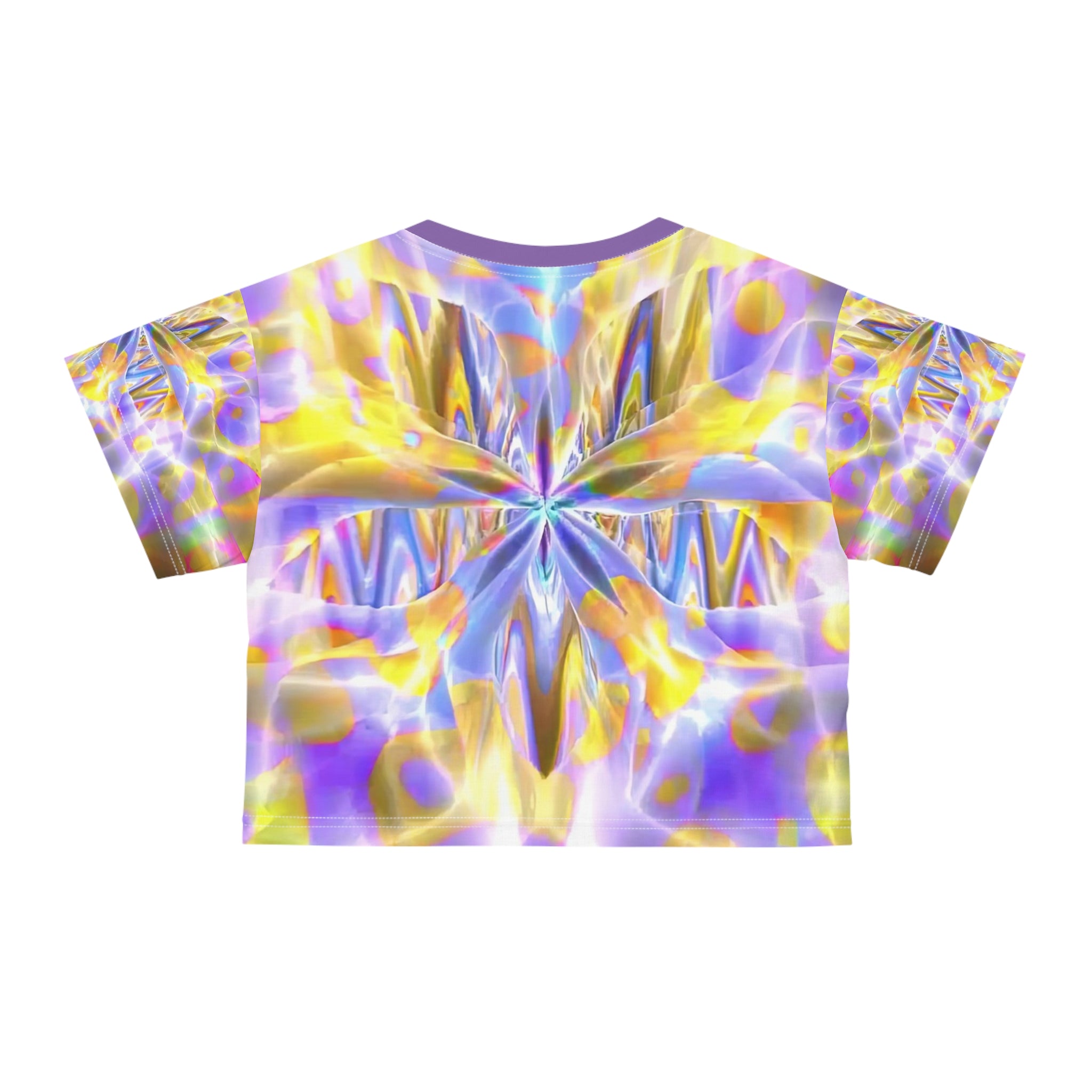 Crop Tee "Delirium Star" (AOP)