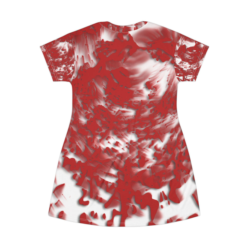 T-Shirt Dress - Tracers Red