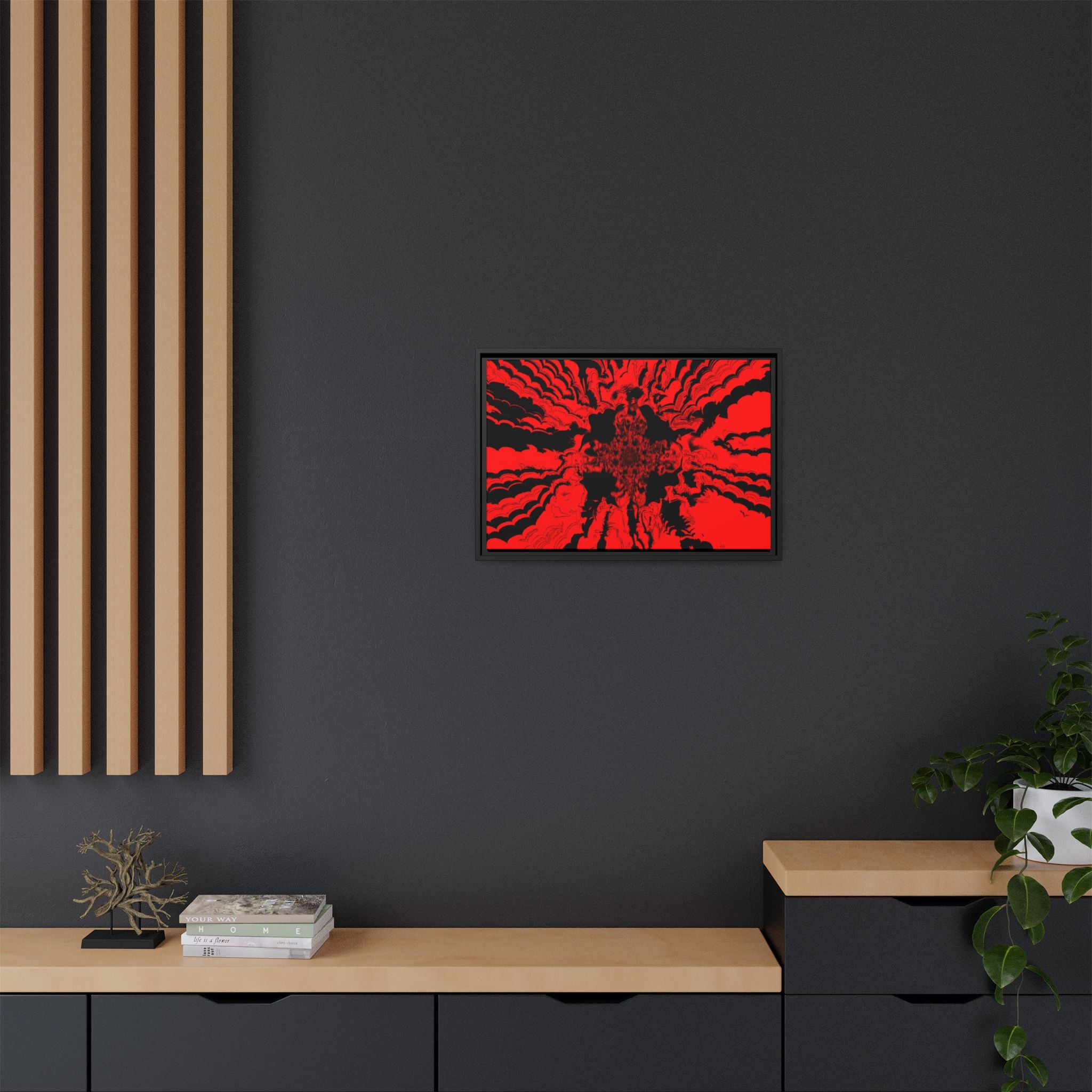 Framed Canvas Art — "Subcranial"
