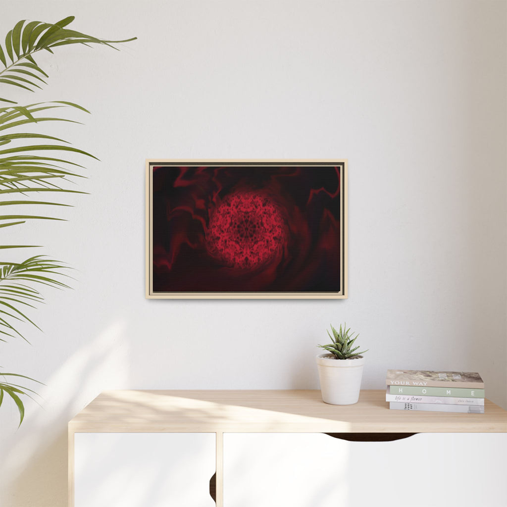 Framed Canvas Art — "Interlaced"
