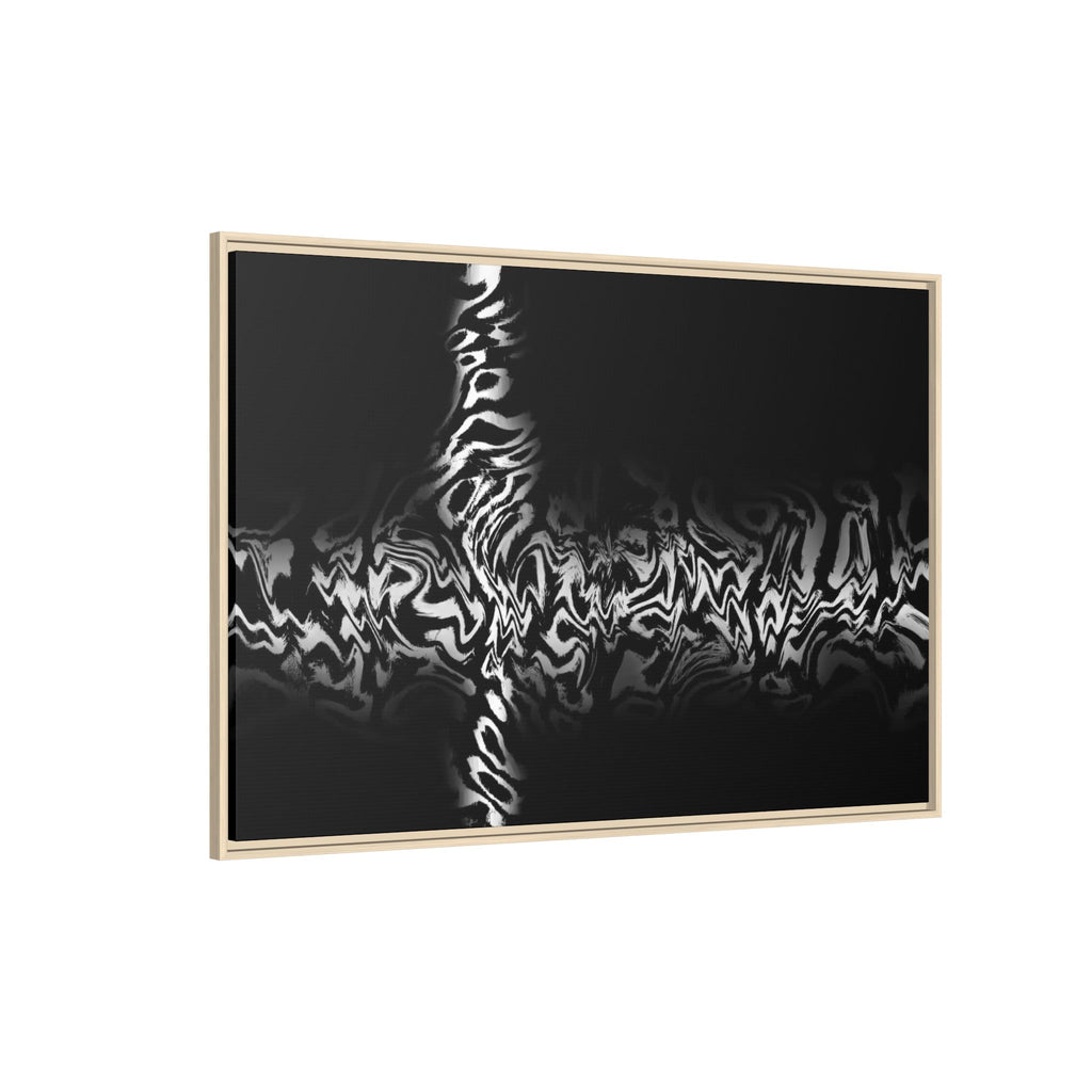 Framed Canvas Art — "Plasma"