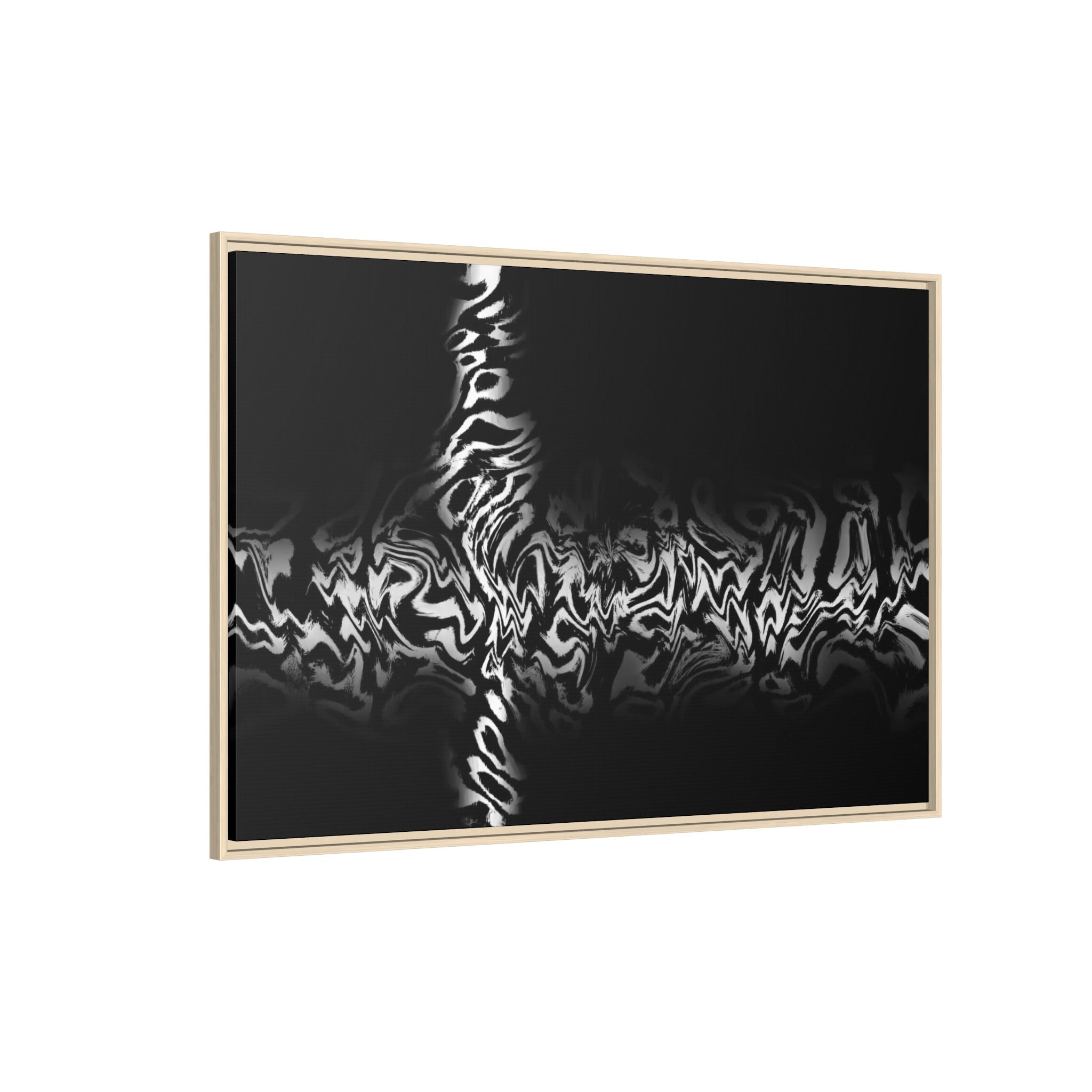 Framed Canvas Art — "Plasma"