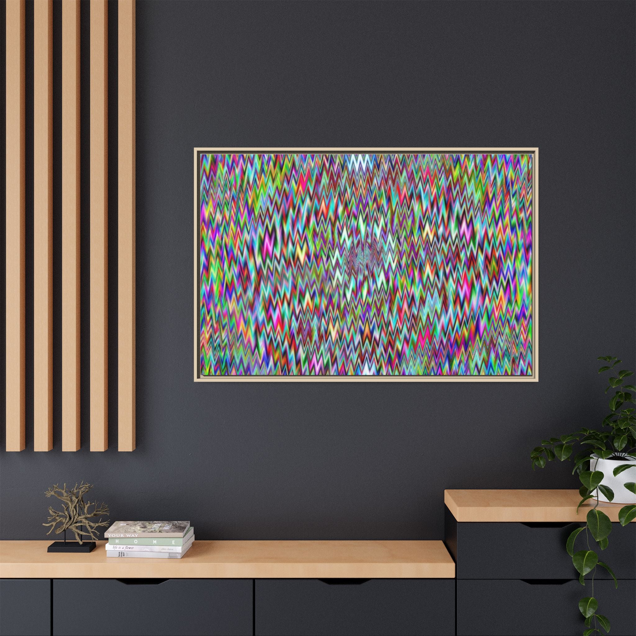 Framed Canvas Art — "GSK"
