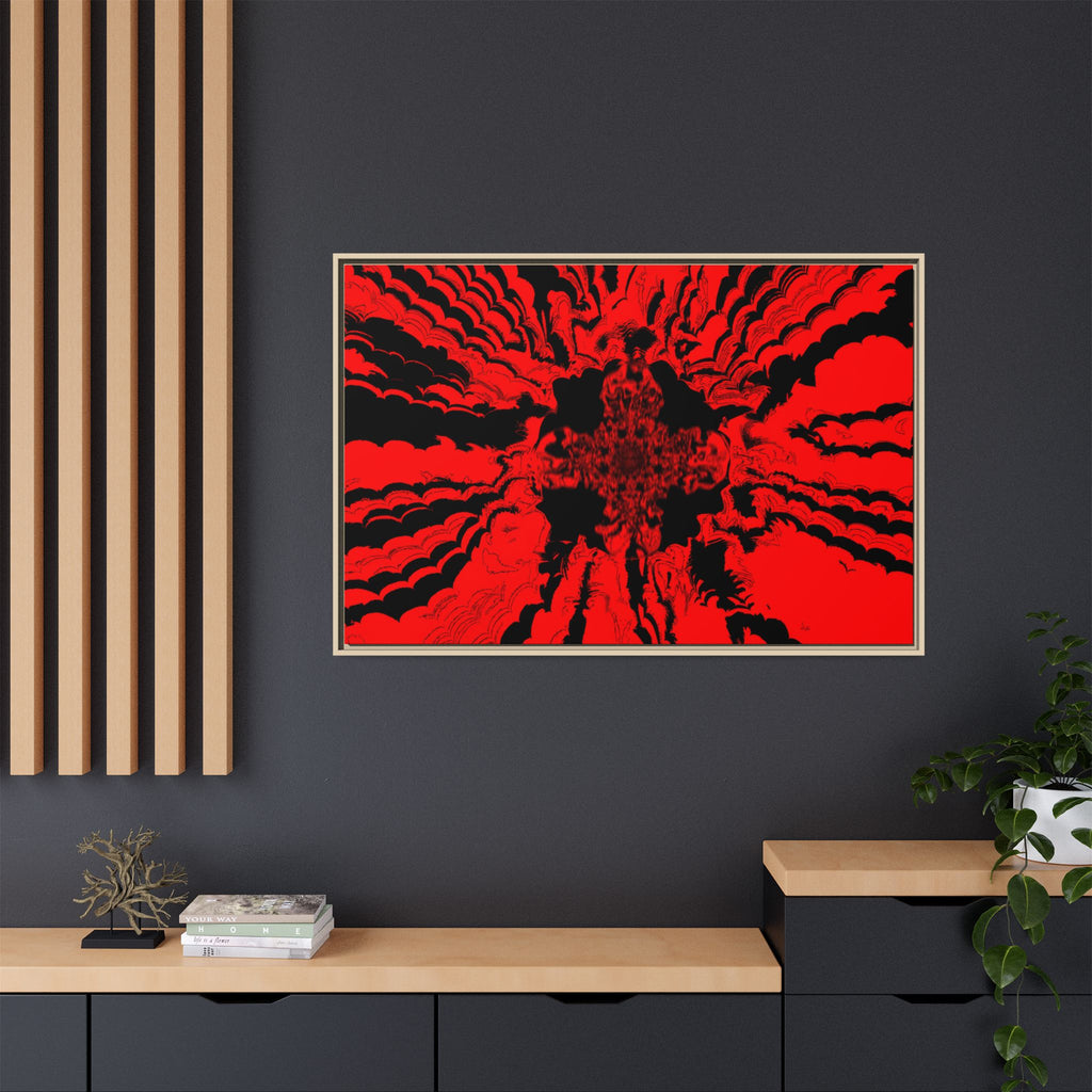 Framed Canvas Art — "Subcranial"