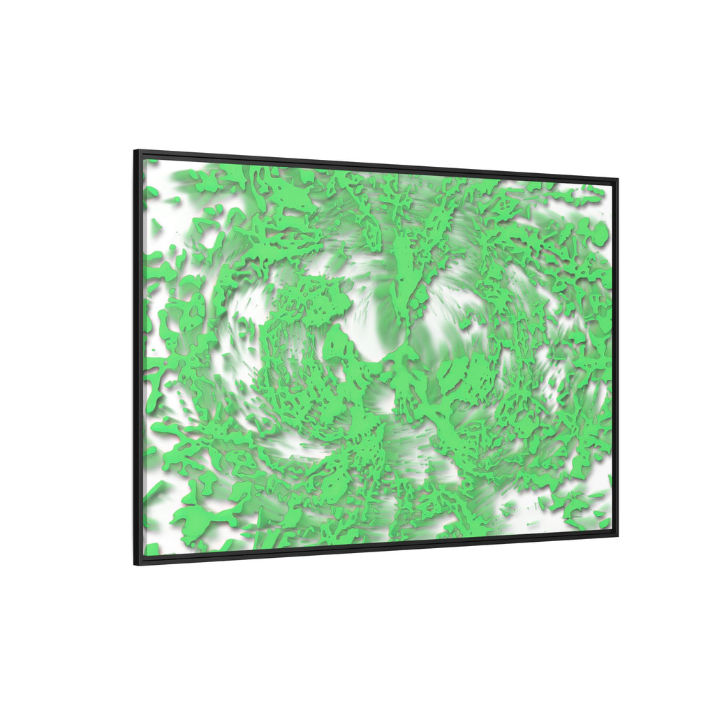 Framed Canvas Art - Tracers Green
