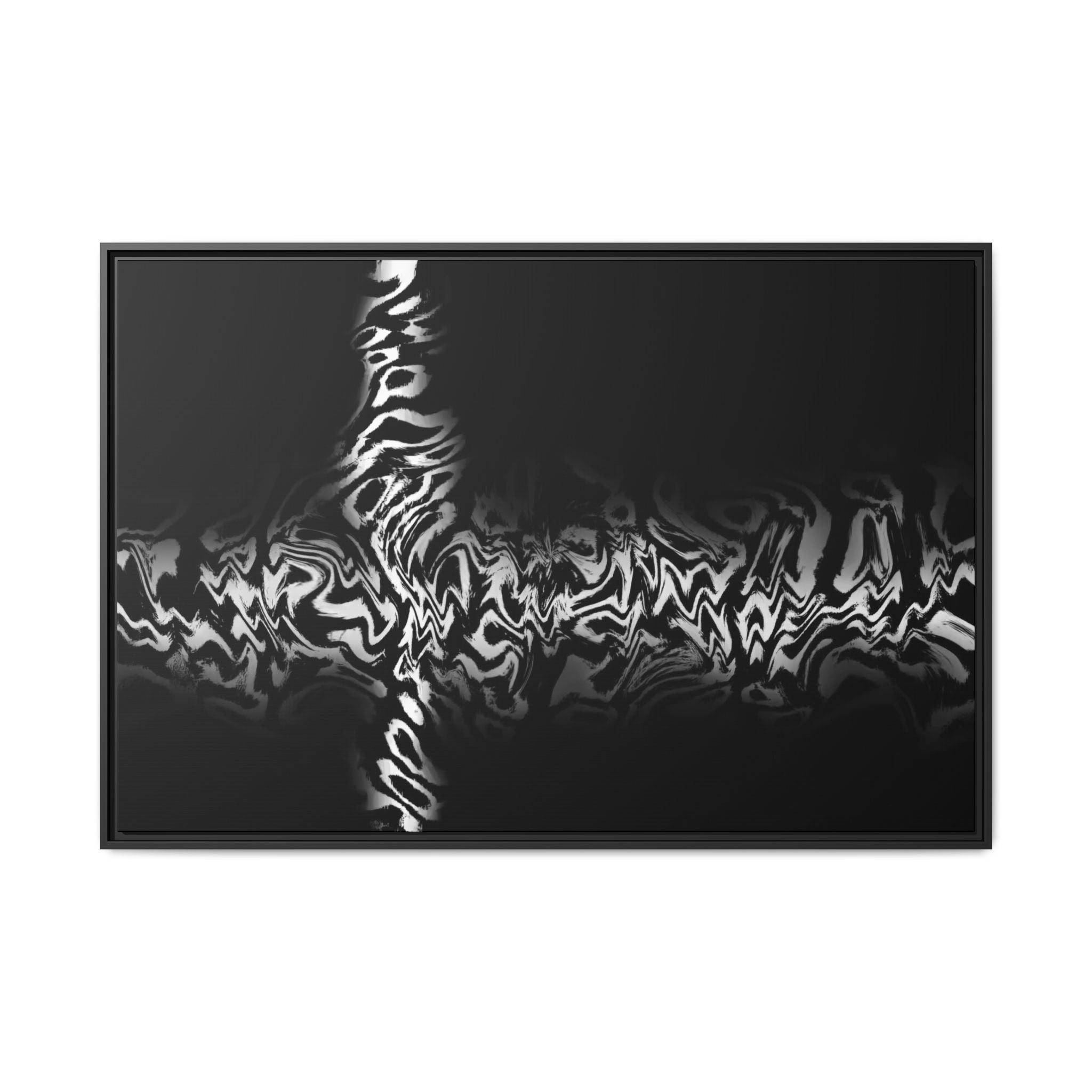 Framed Canvas Art — "Plasma"