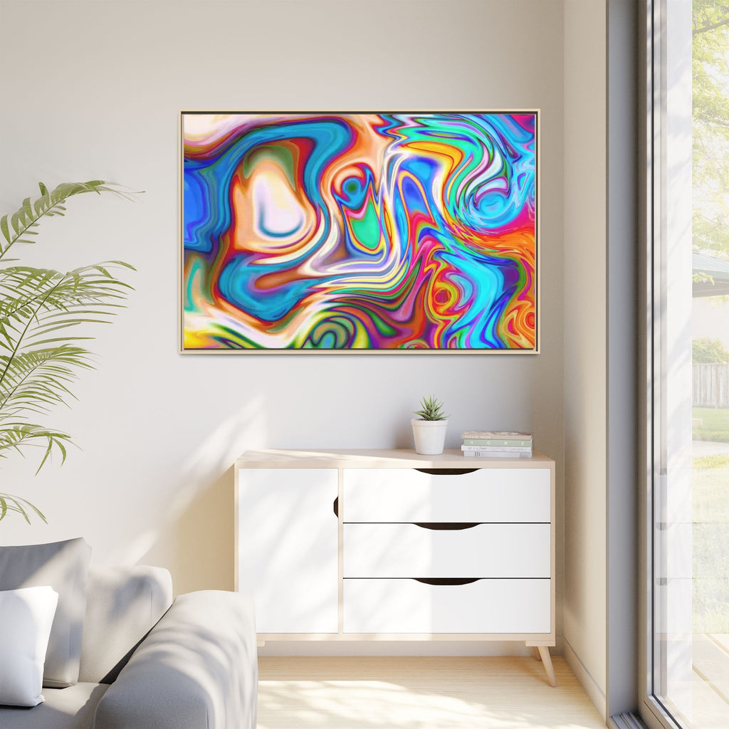 Framed Canvas Art — "Metatonal"