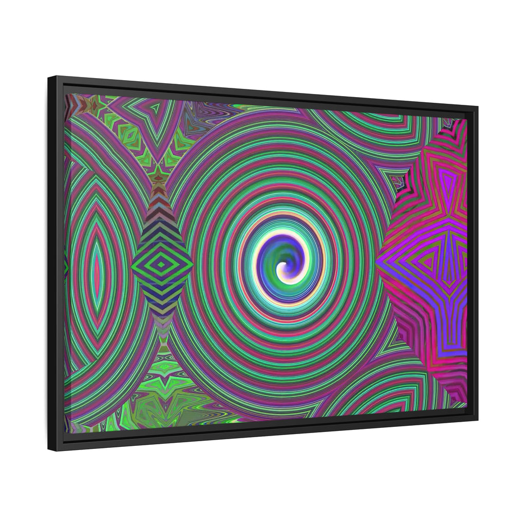 Framed Canvas Art — "Spiroic"