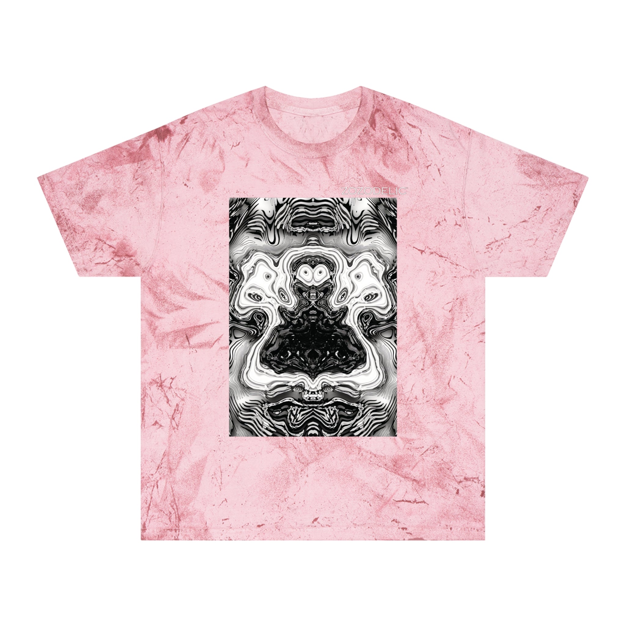 Marbled T-Shirt - Spirit Black and White