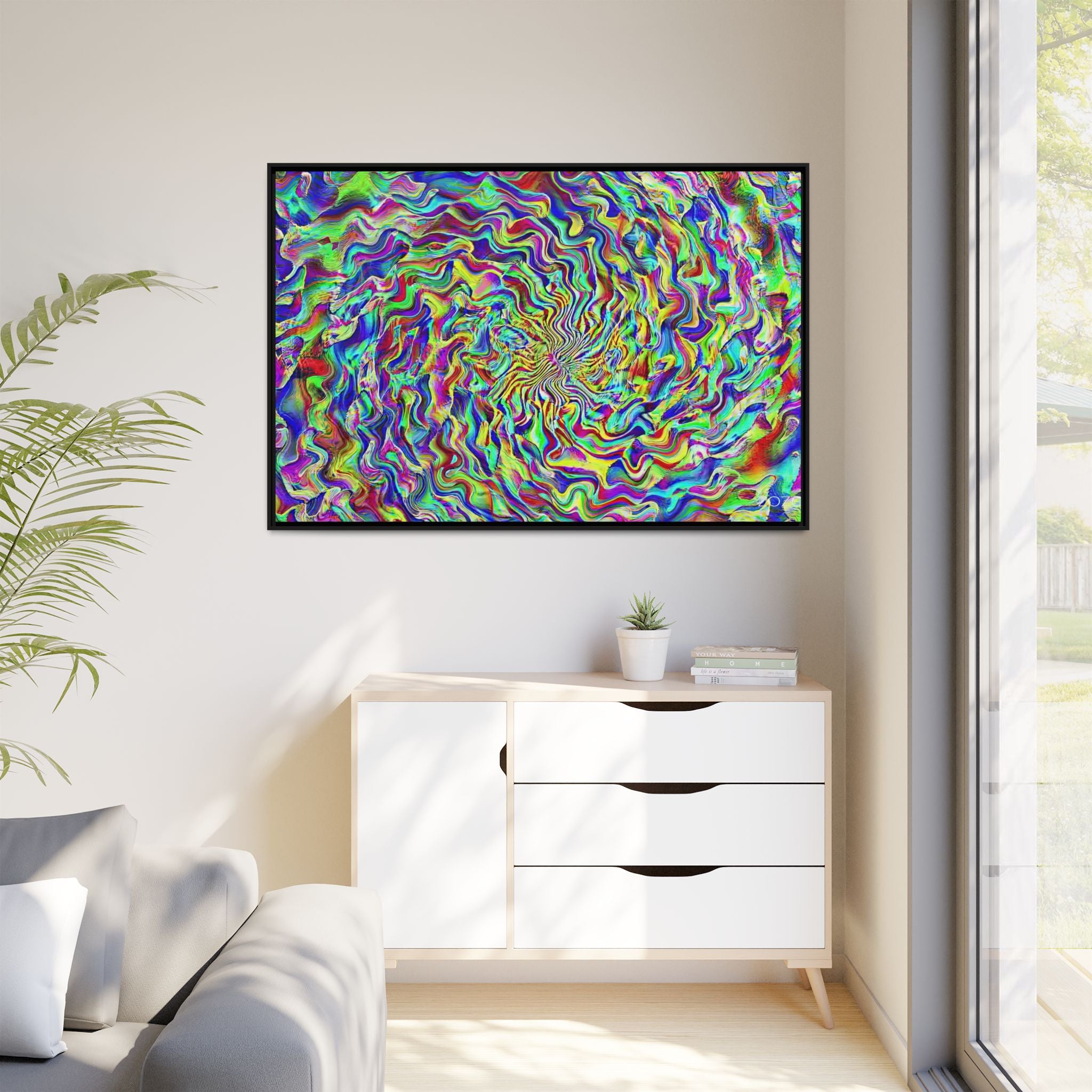 Framed Canvas Art — "Formulandscape"
