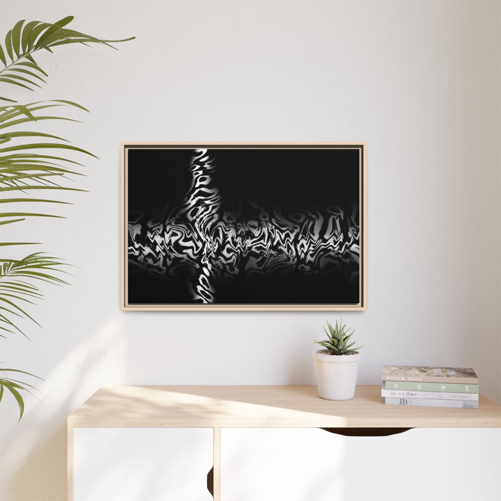 Framed Canvas Art — "Plasma"