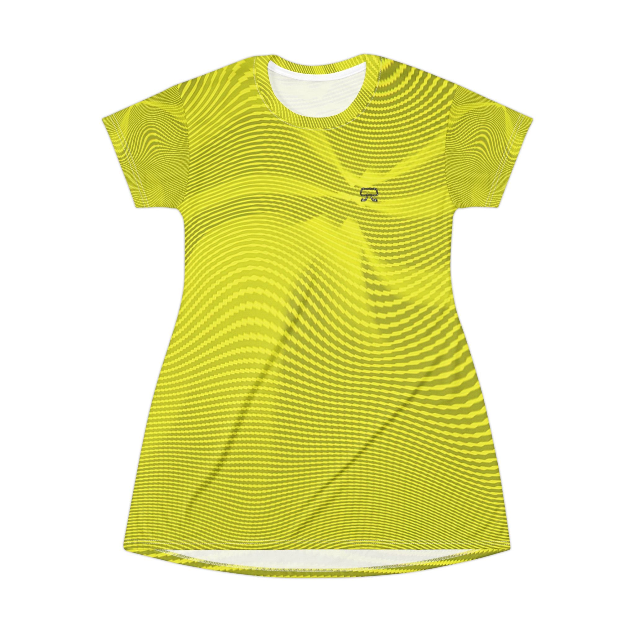 T-Shirt Dress - Sun Spots Yellow