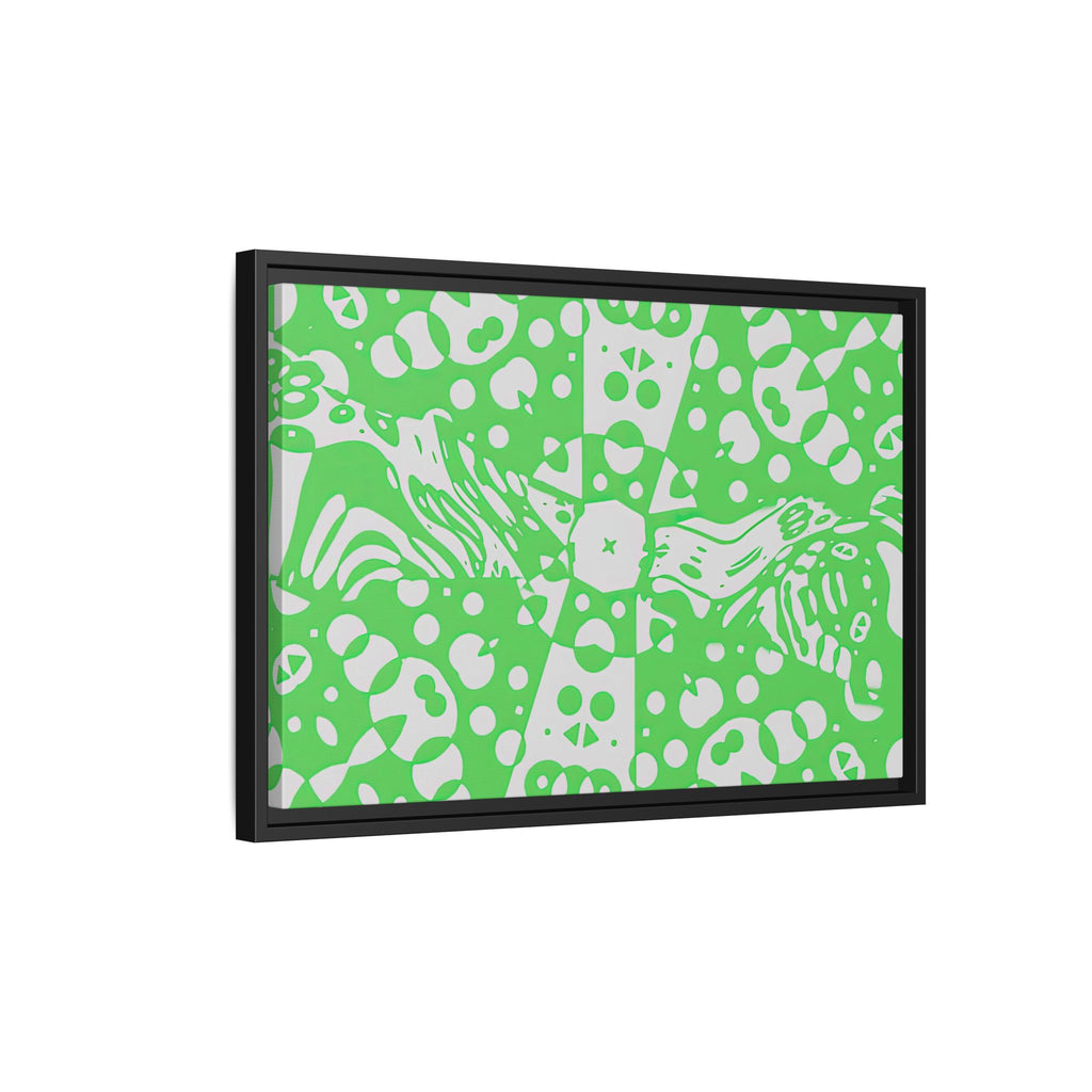 Framed Canvas Art - Aztec G