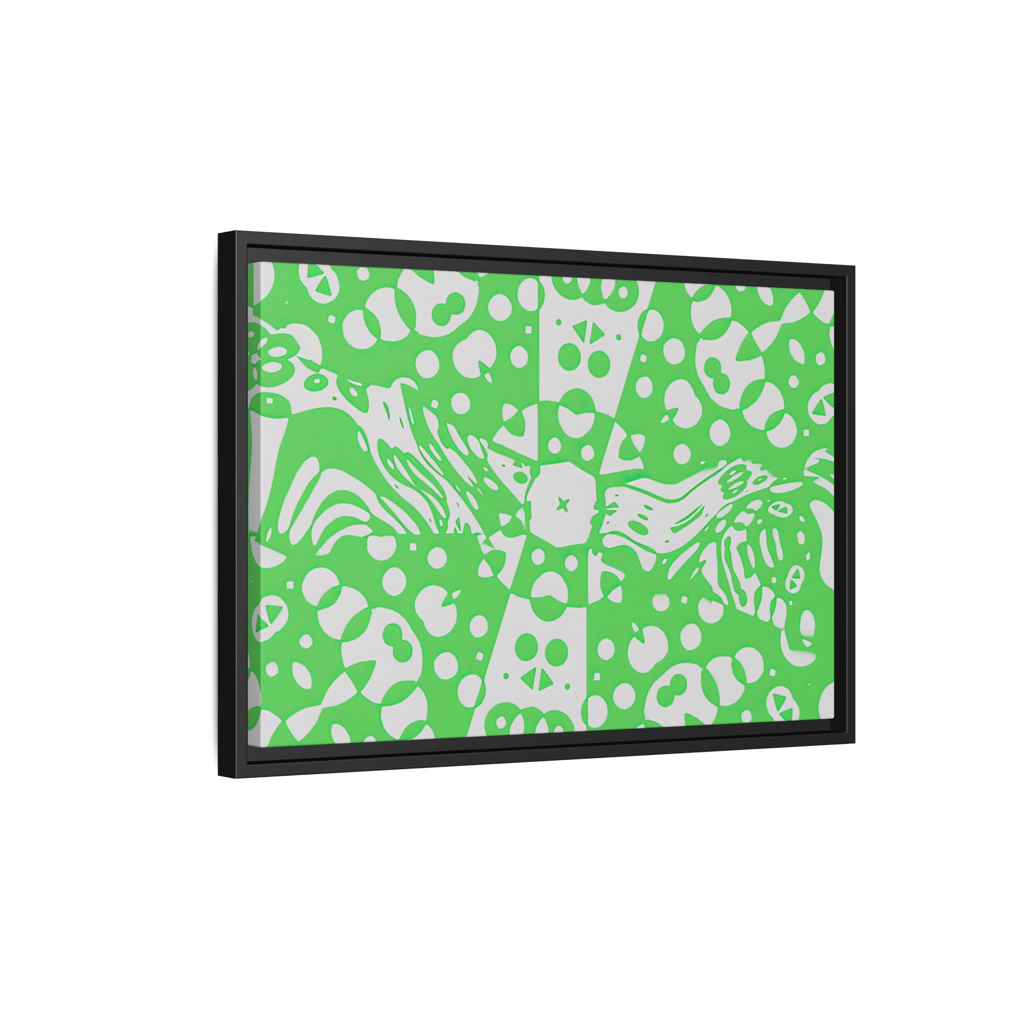 Framed Canvas Art - Aztec G