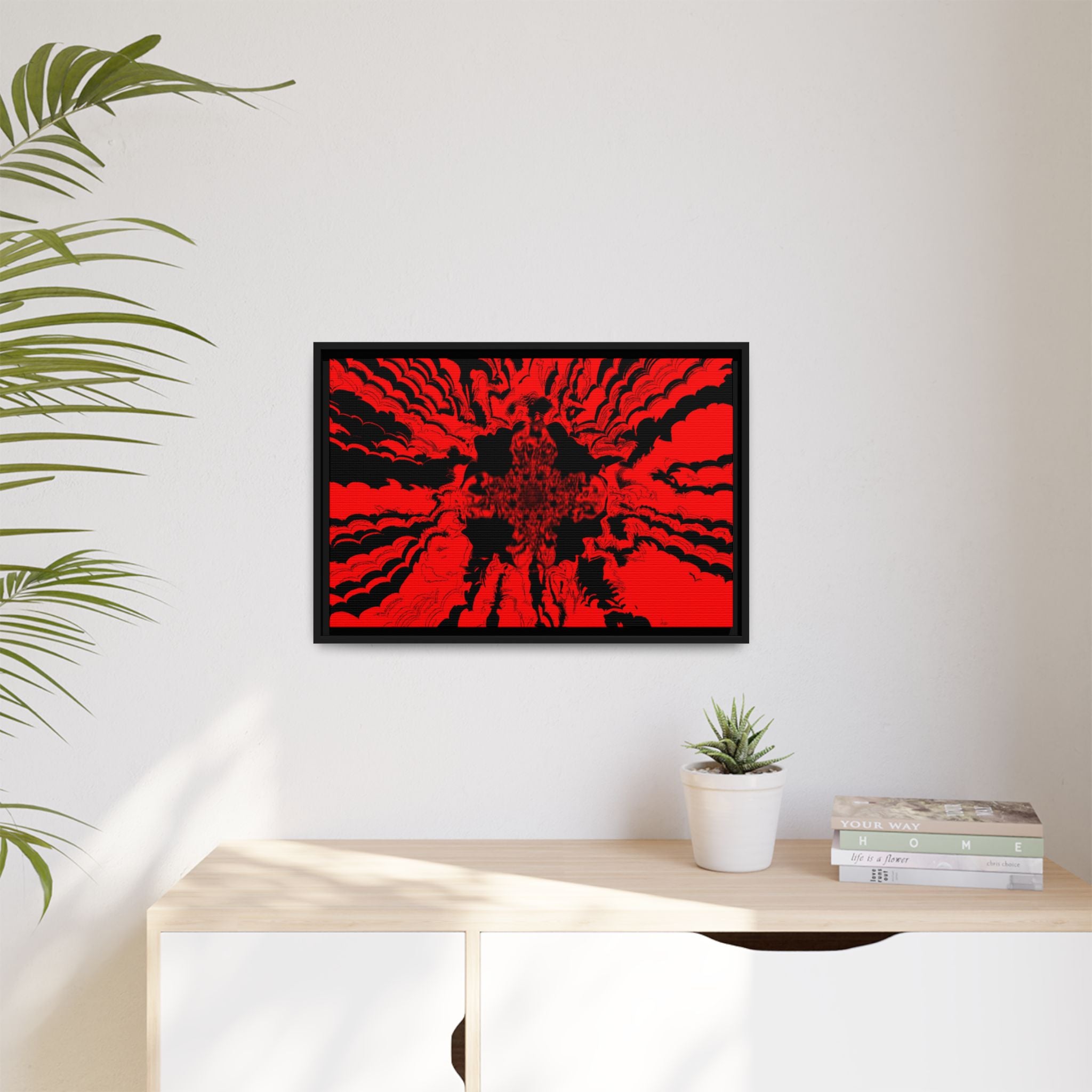Framed Canvas Art — "Subcranial"