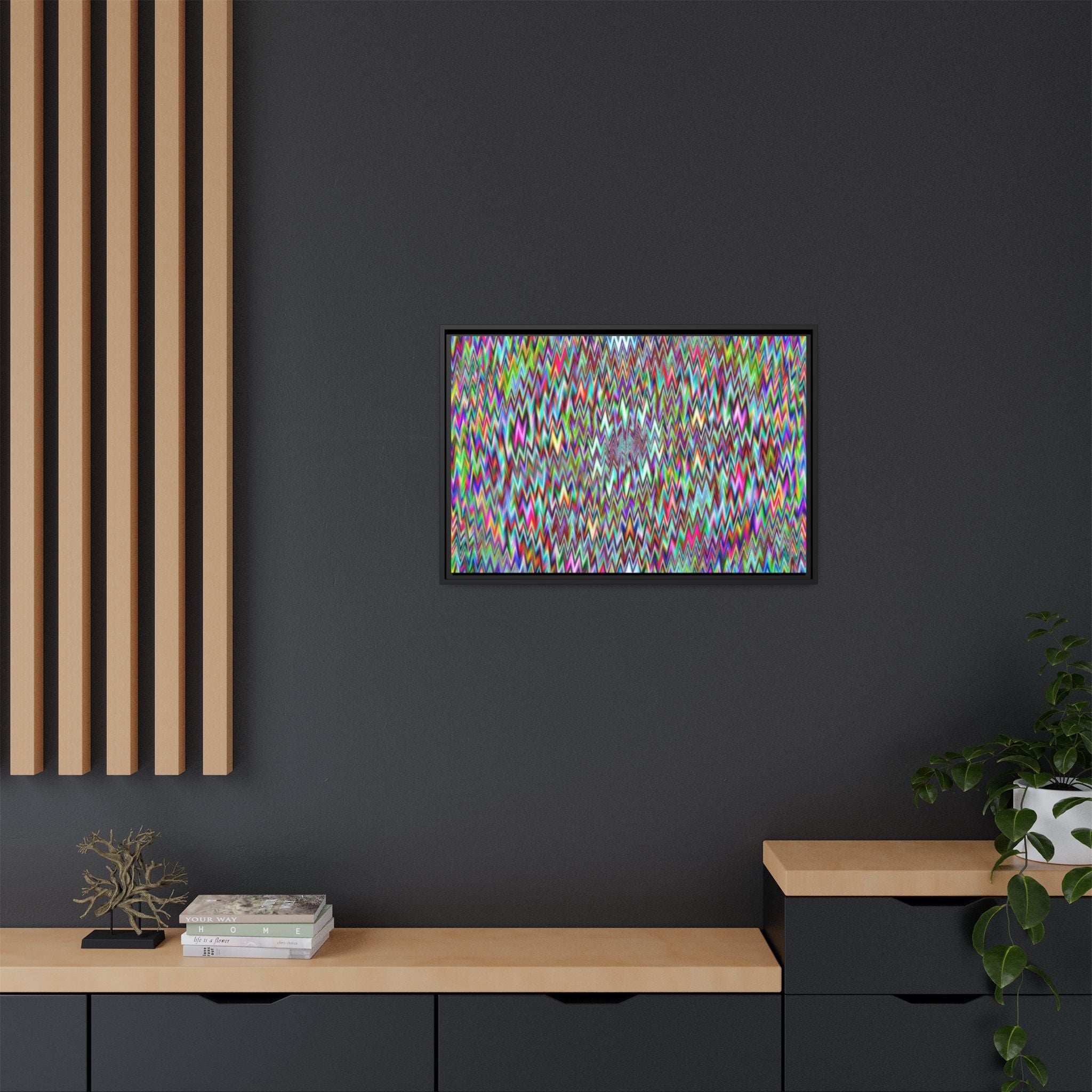 Framed Canvas Art — "GSK"