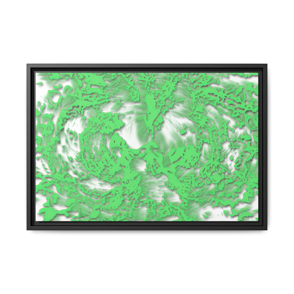 Framed Canvas Art - Tracers Green