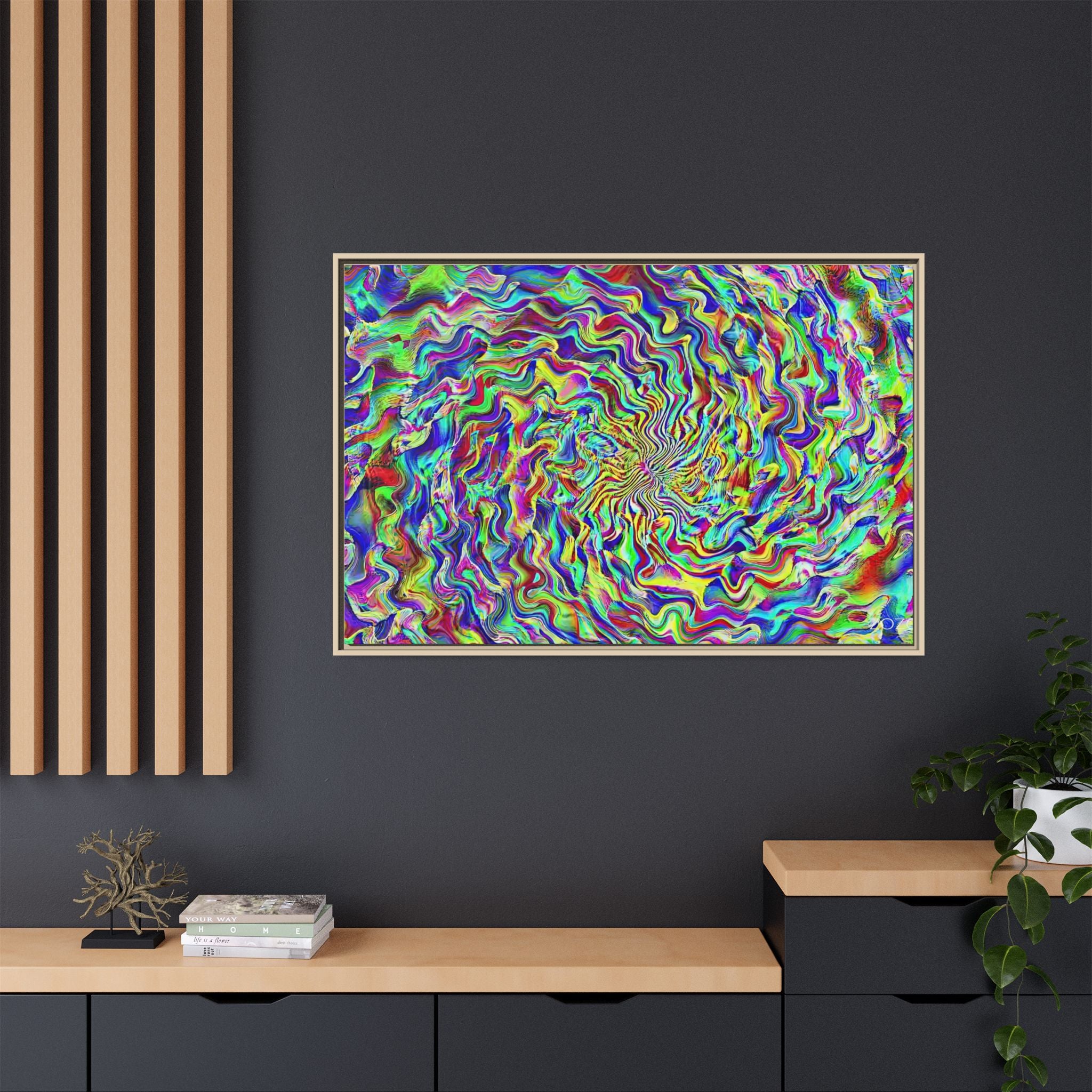 Framed Canvas Art — "Formulandscape"