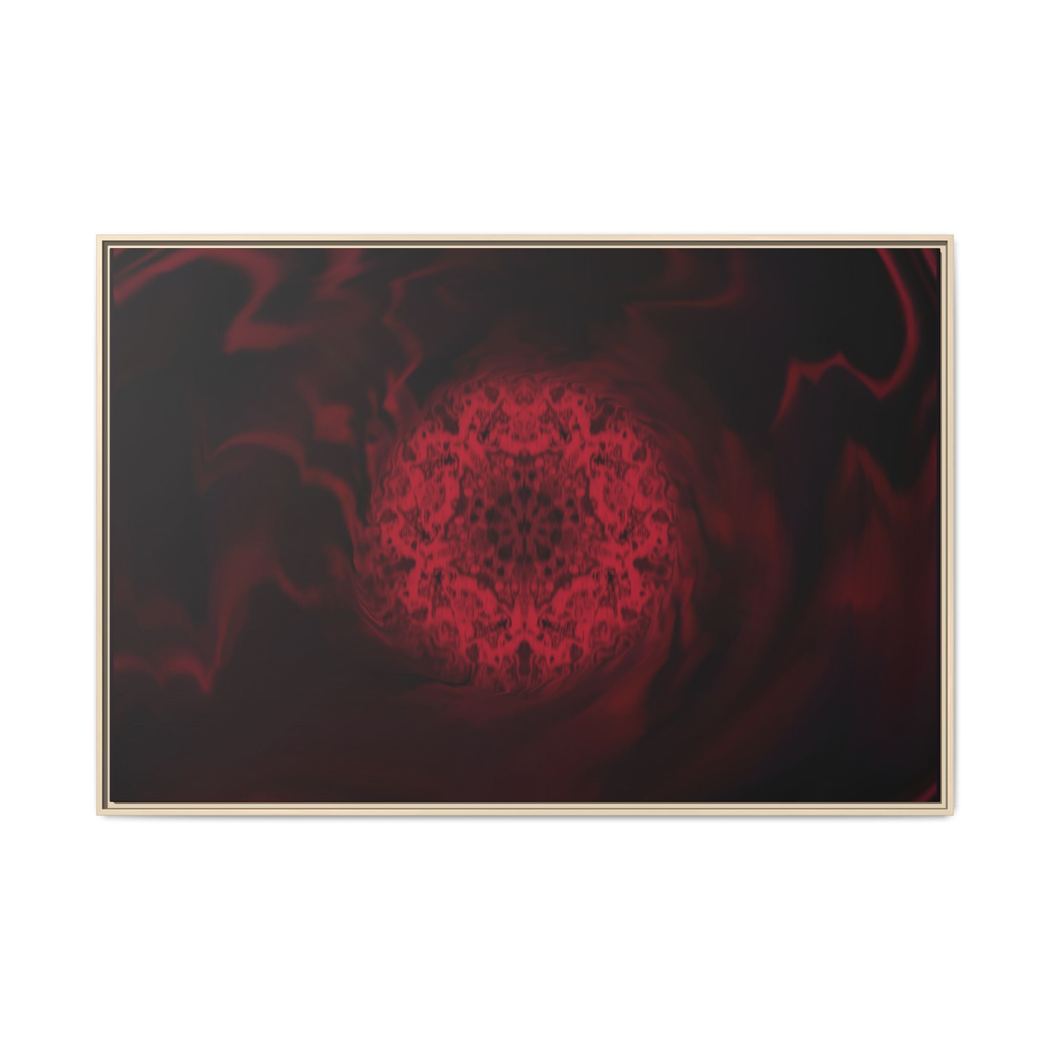 Framed Canvas Art — "Interlaced"