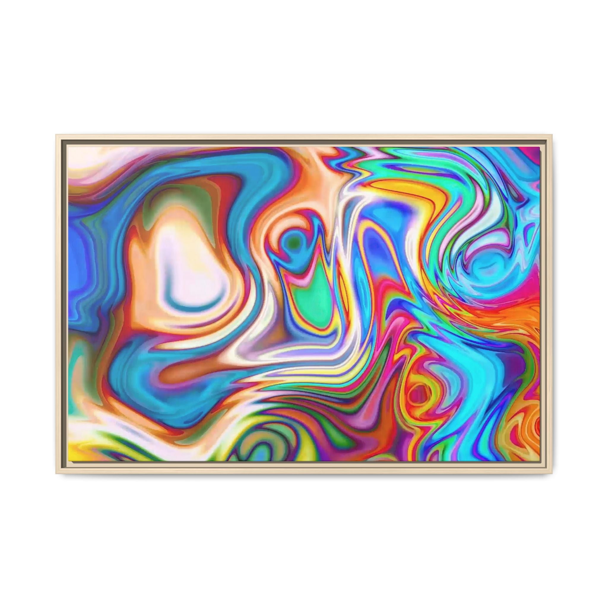 Framed Canvas Art — "Metatonal"