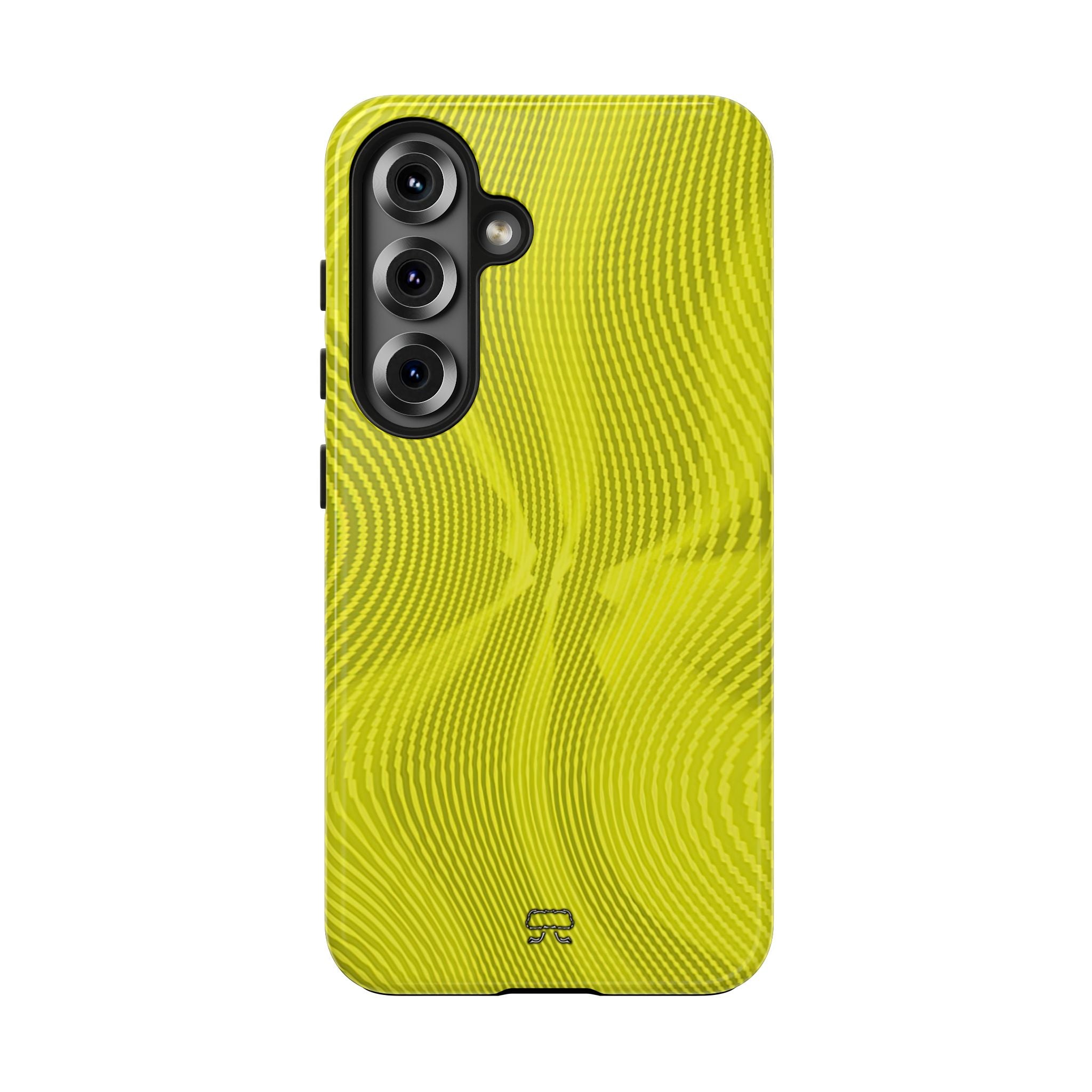 Samsung S21-S25 Tough Phone Case --- Sun Spots Yellow