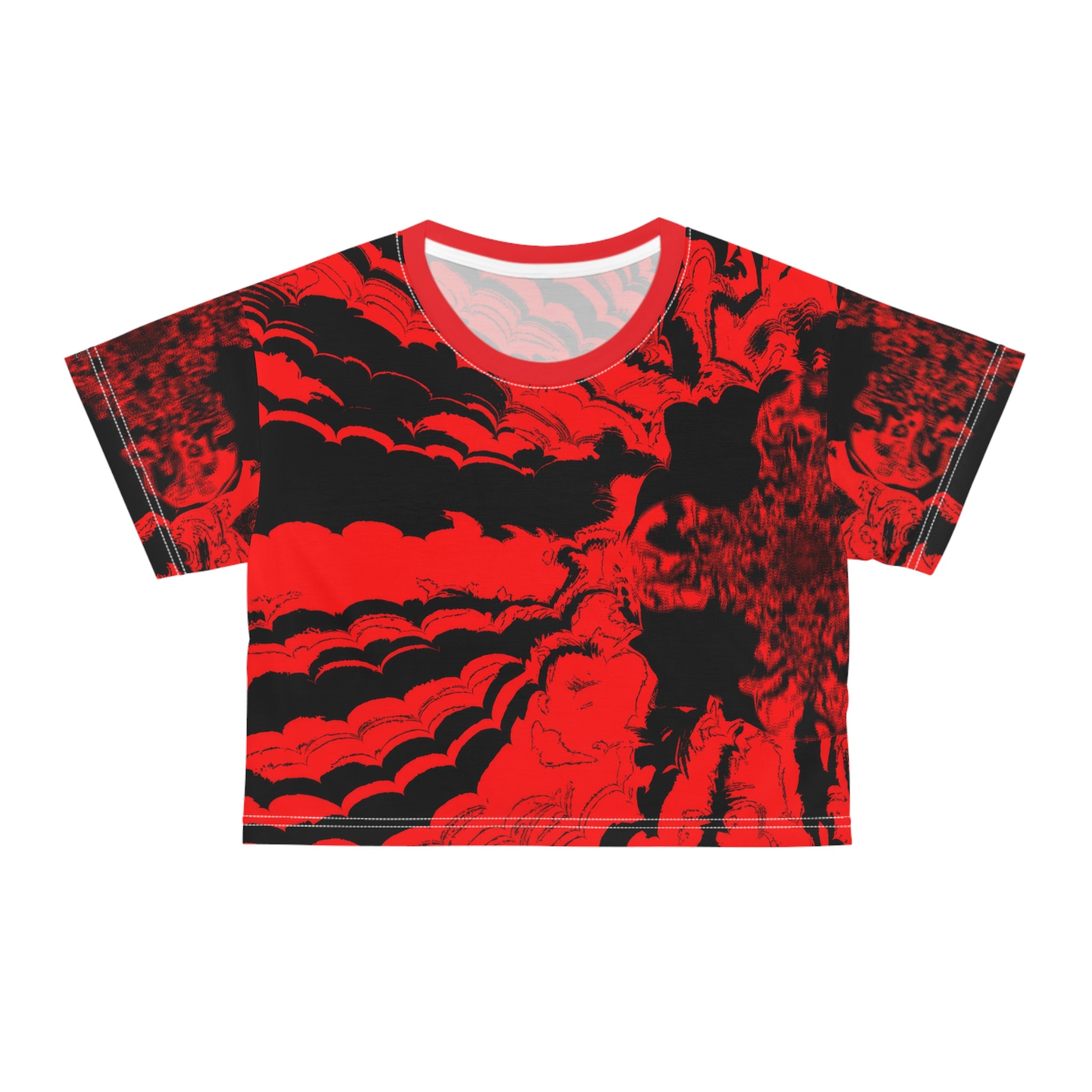 Crop Tee "Subcranial" (AOP)