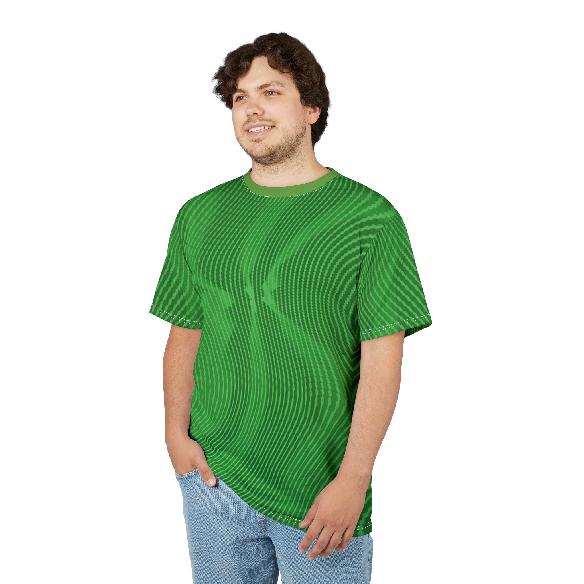 T-Shirt "Sun Spots Green" (AOP)