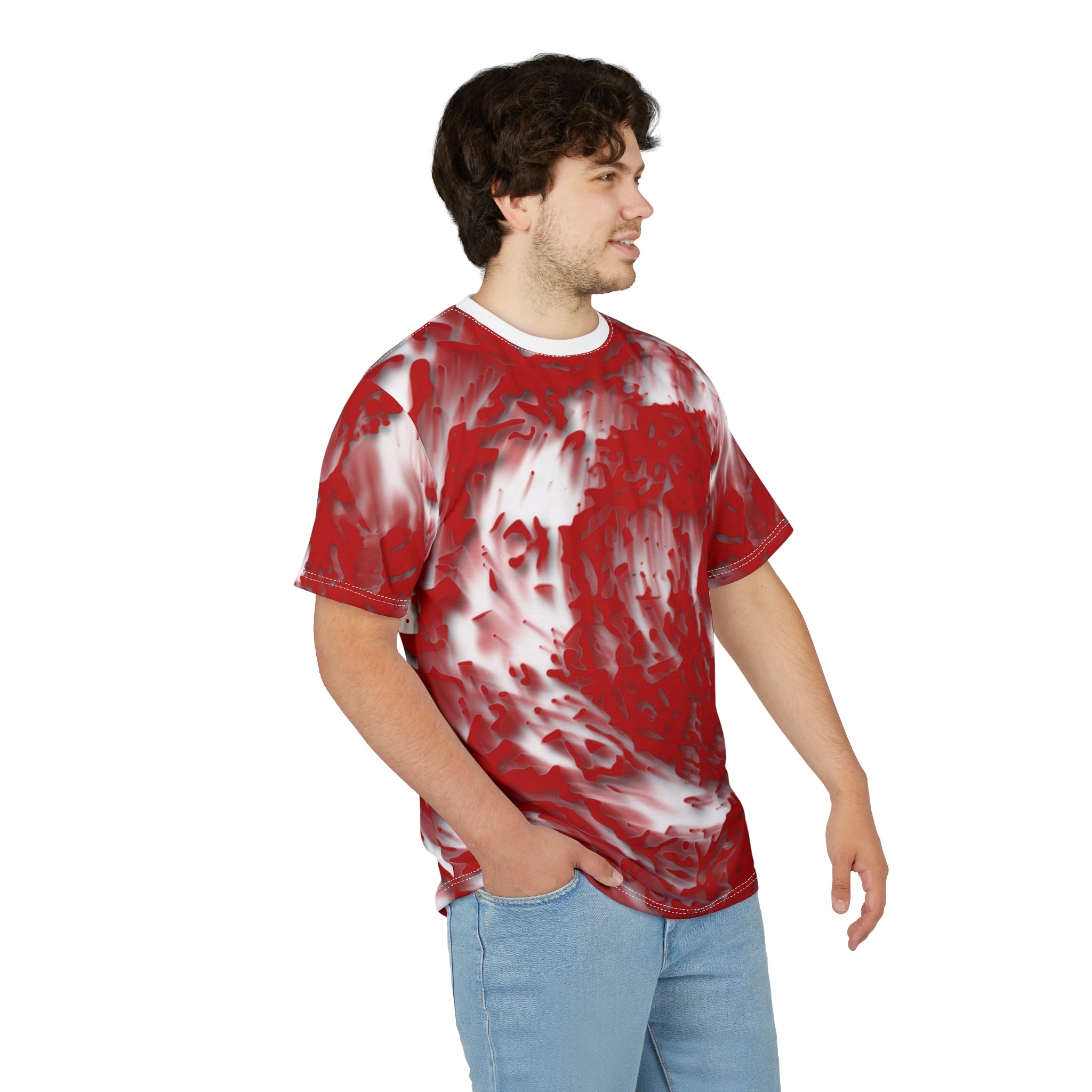 T-Shirt - Tracers Red (AOP)