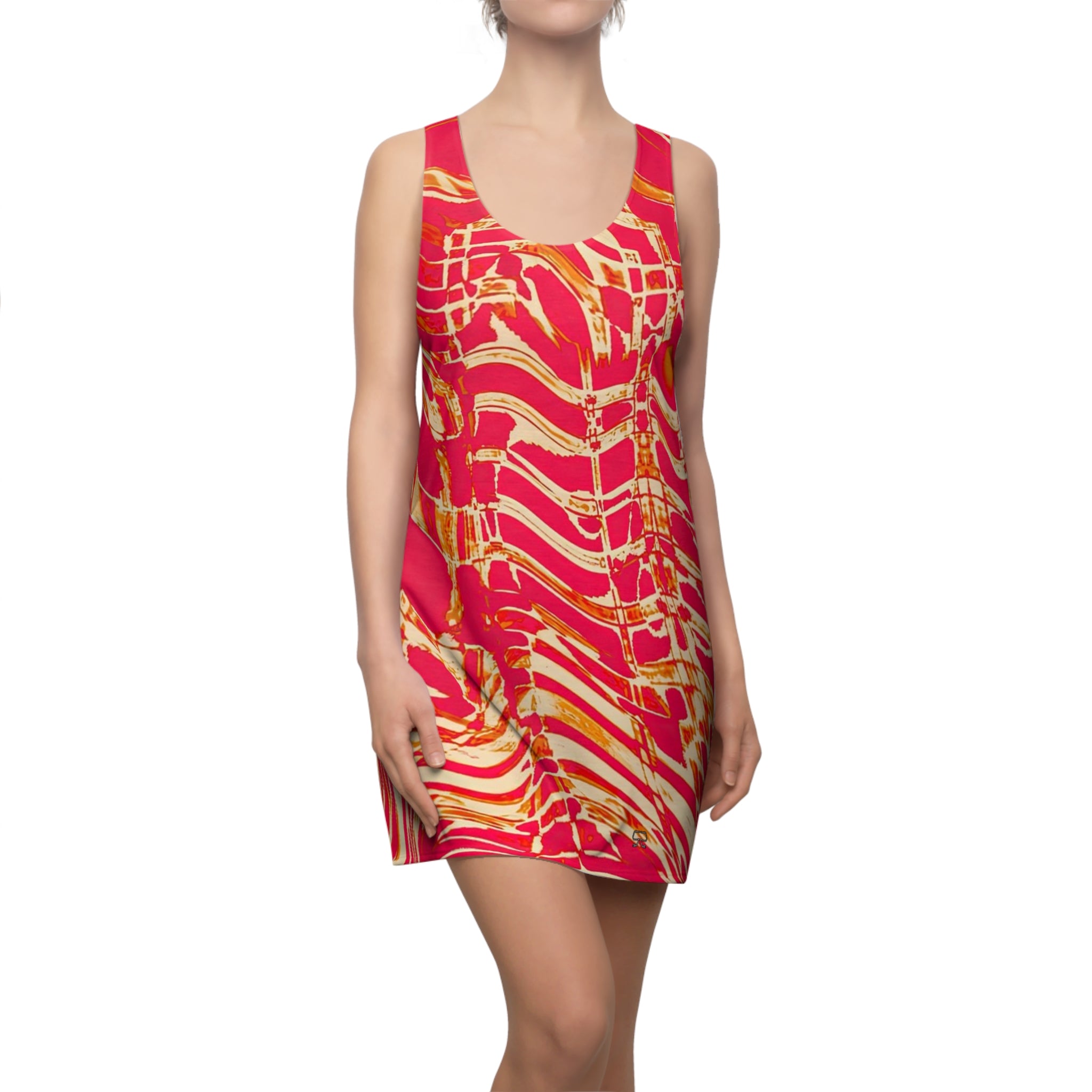 Racerback Dress — Fiesta Flame (AOP)