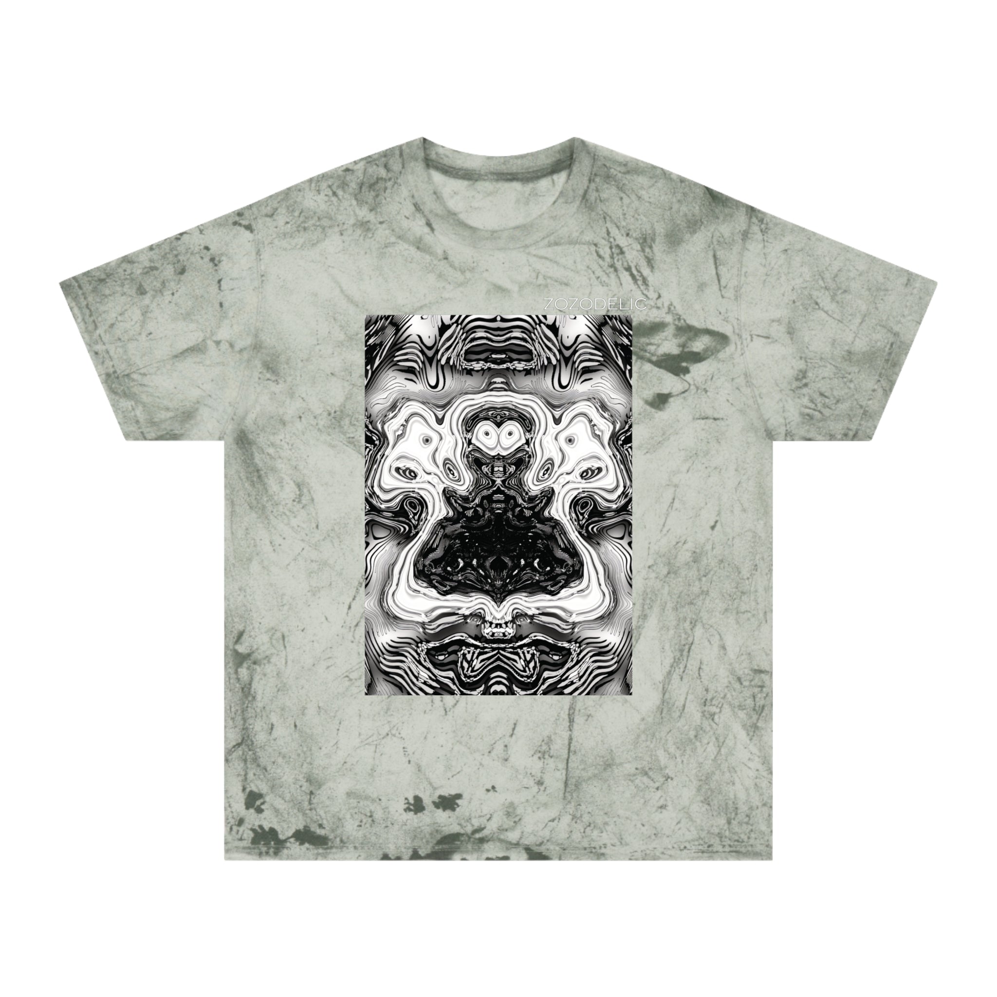 Marbled T-Shirt - Spirit Black and White
