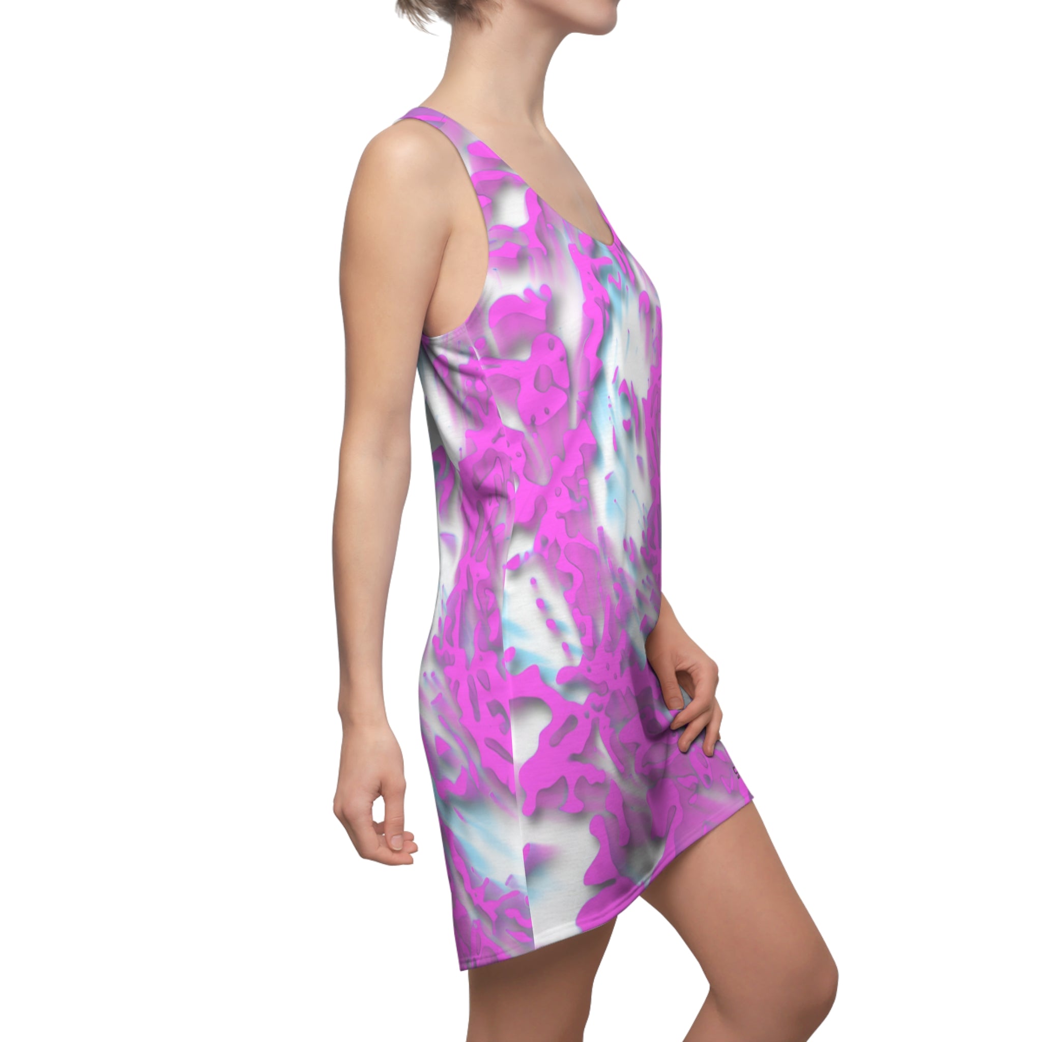 Racerback Dress — Tracers Cotton Candy (AOP)