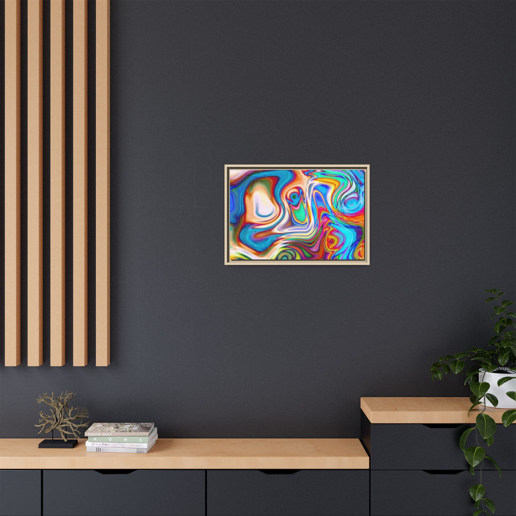 Framed Canvas Art — "Metatonal"