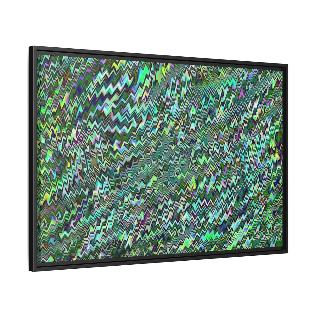 Framed Canvas Art — "GR Jagged"