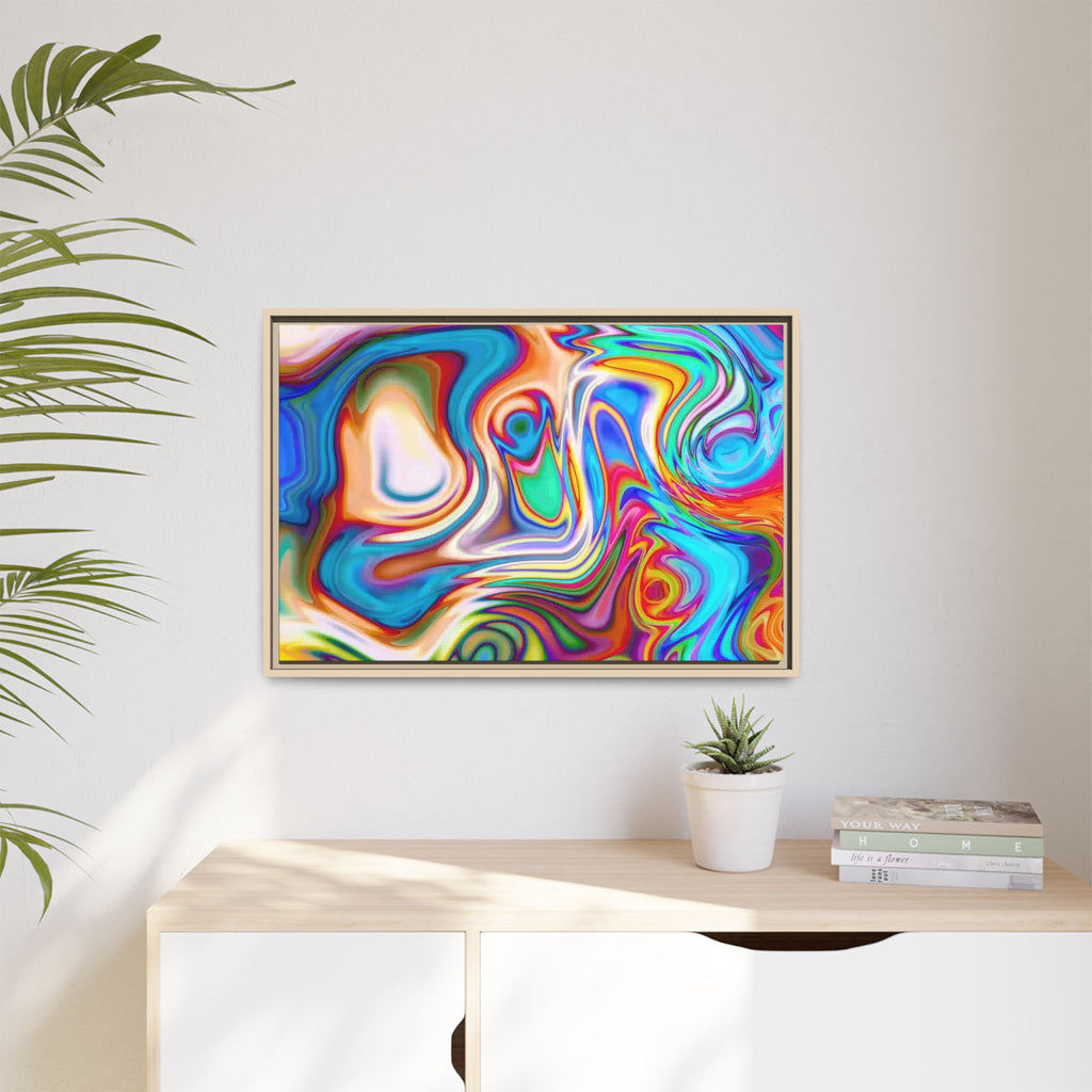 Framed Canvas Art — "Metatonal"