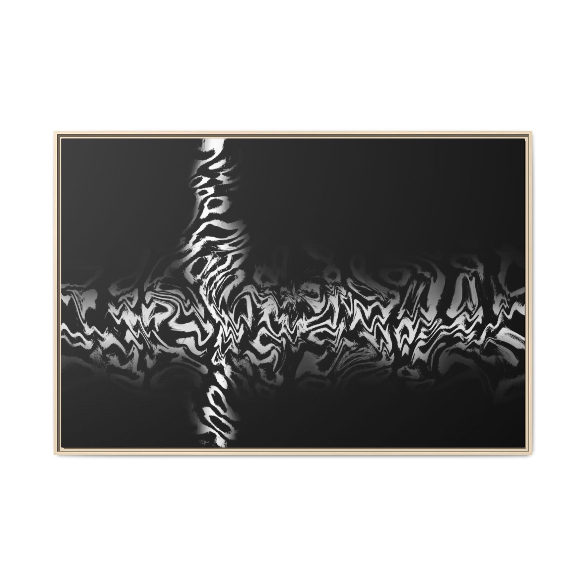 Framed Canvas Art — "Plasma"