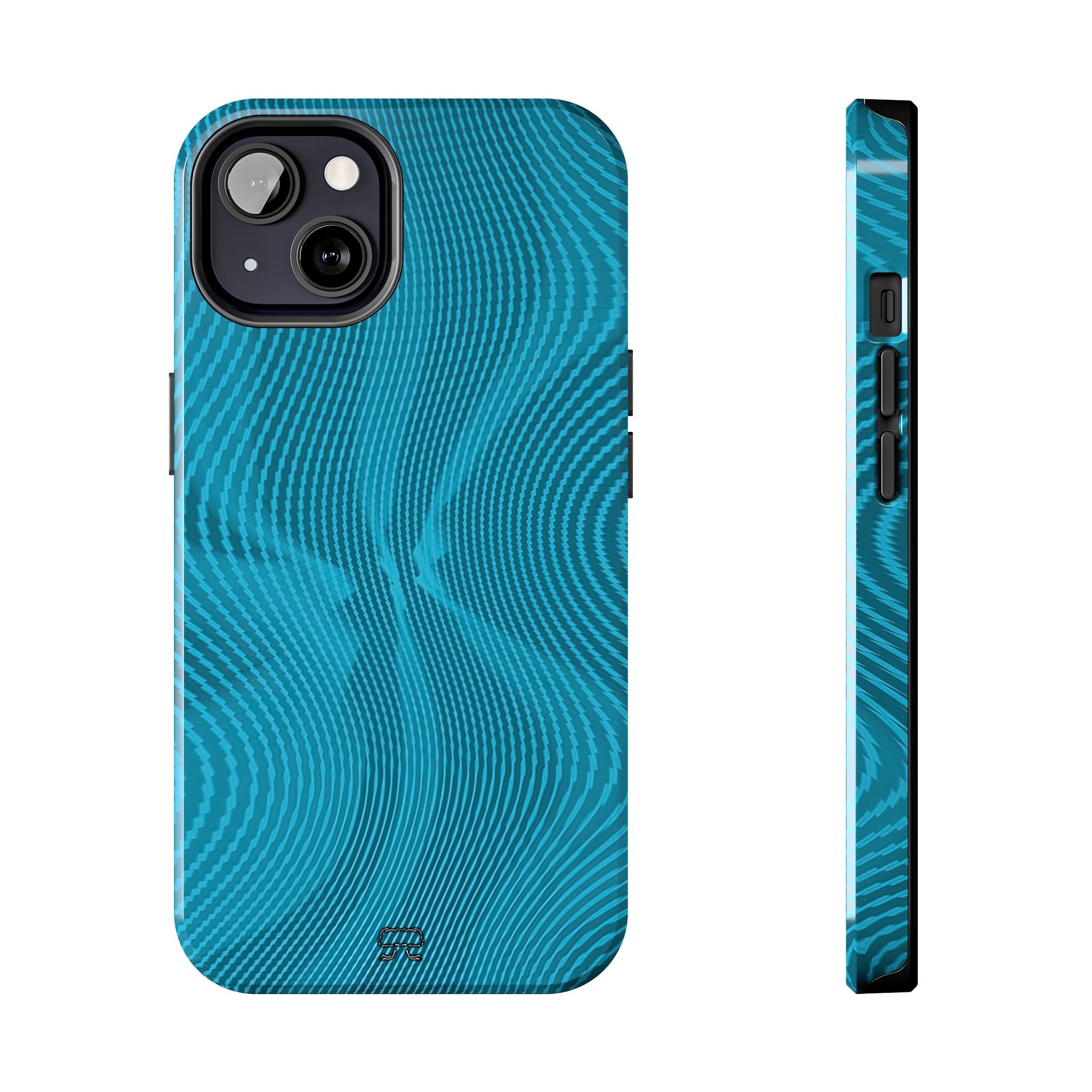 iPhones 11 thru 16 Durable Shockproof Case --- Sun Spots Blu