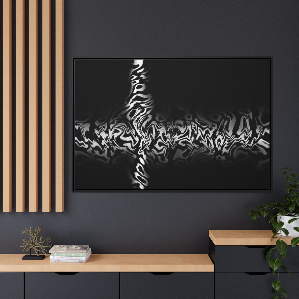 Framed Canvas Art — "Plasma"