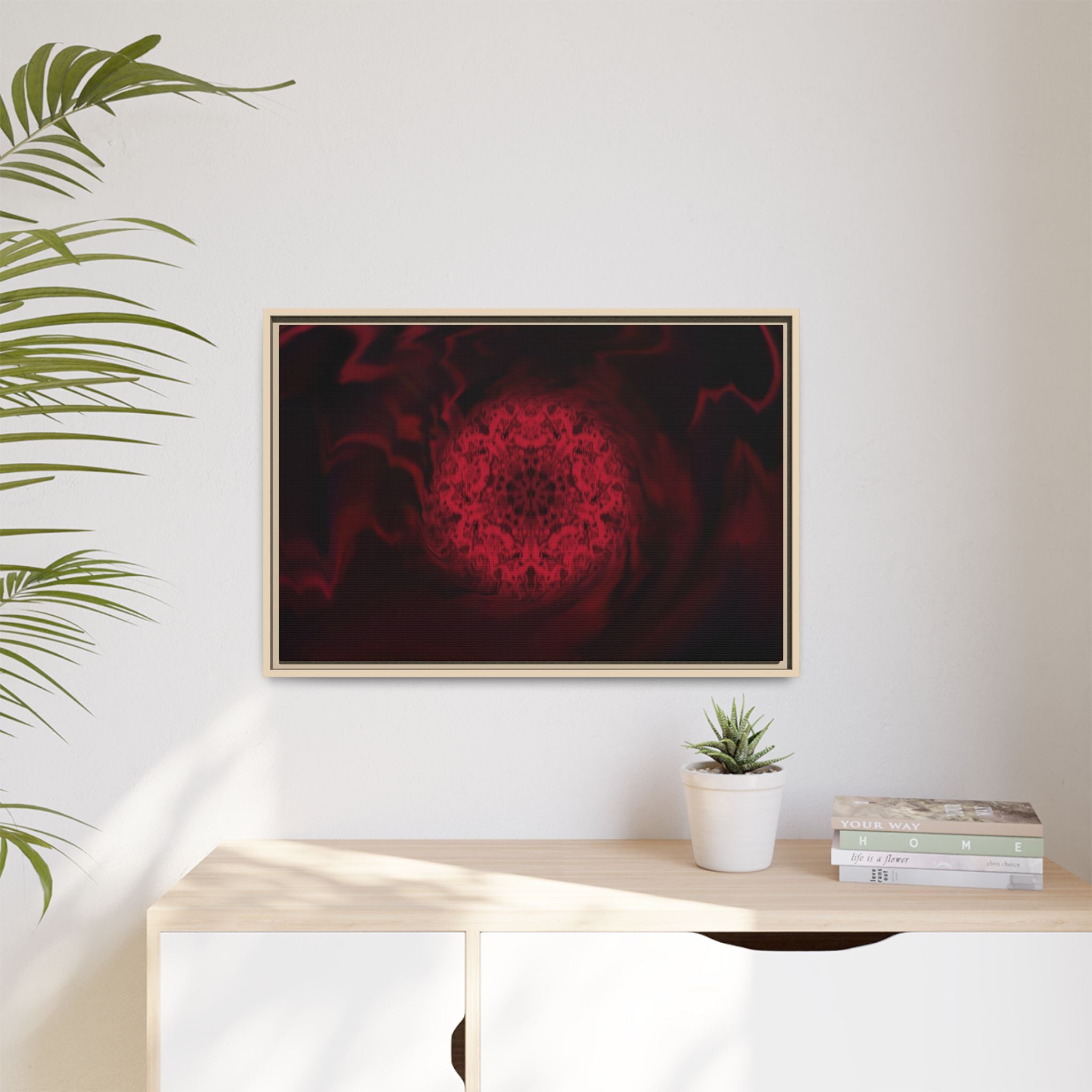 Framed Canvas Art — "Interlaced"