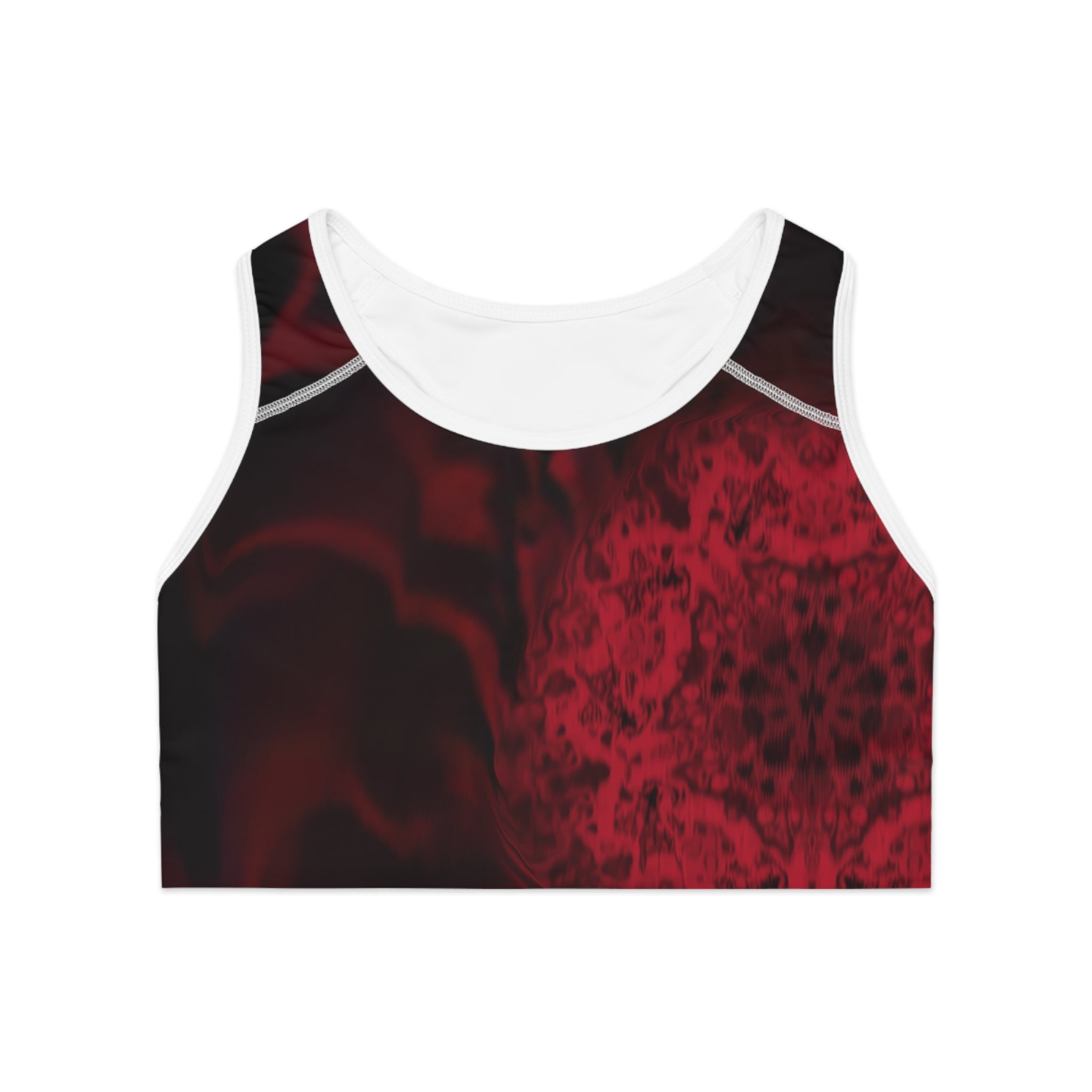 Sports Bra "Interlaced" (AOP)